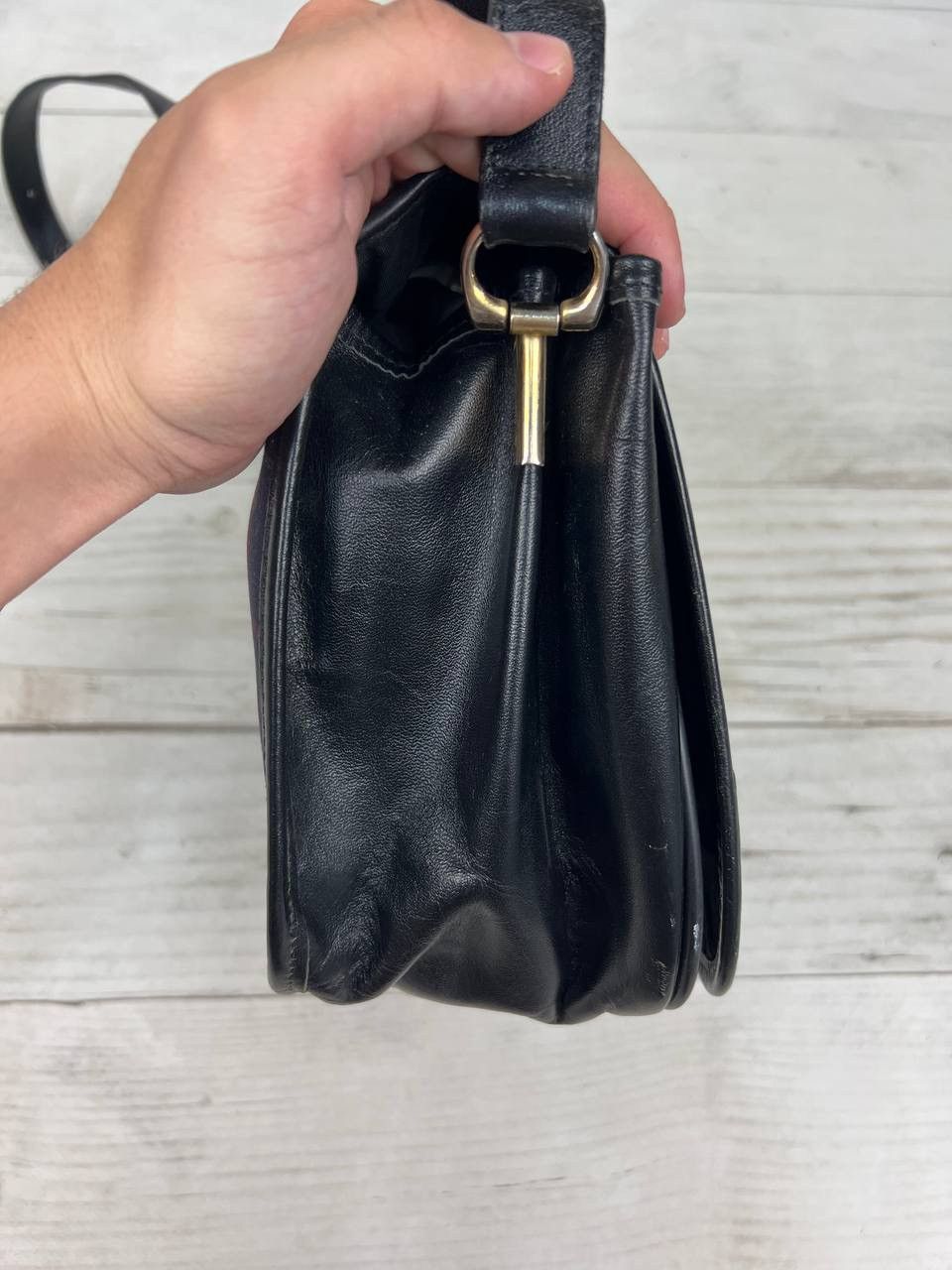 Burberry Burberrys Nova Check Blue Leather Crossbody Shoulder Bag Size ONE SIZE - 10 Thumbnail