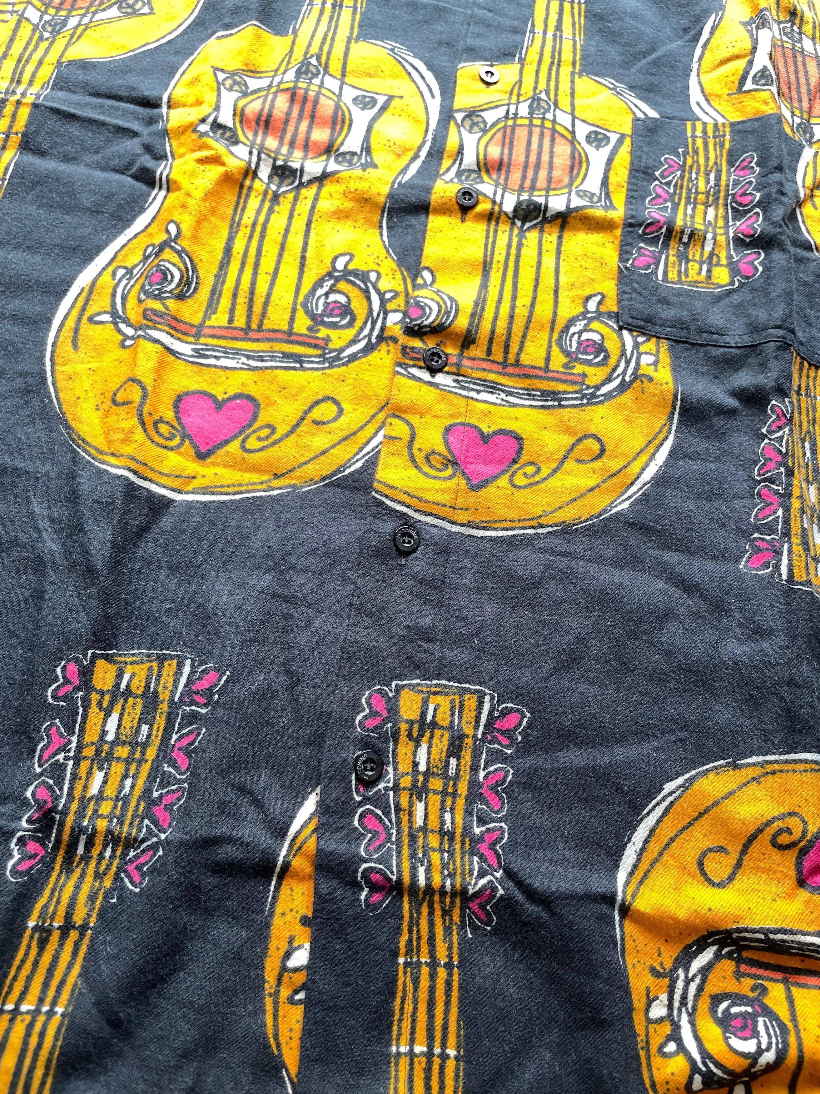 Moschino × Vintage Vintage Rare Moschino Picasso Guitar printed Size US L / EU 52-54 / 3 - 3 Thumbnail