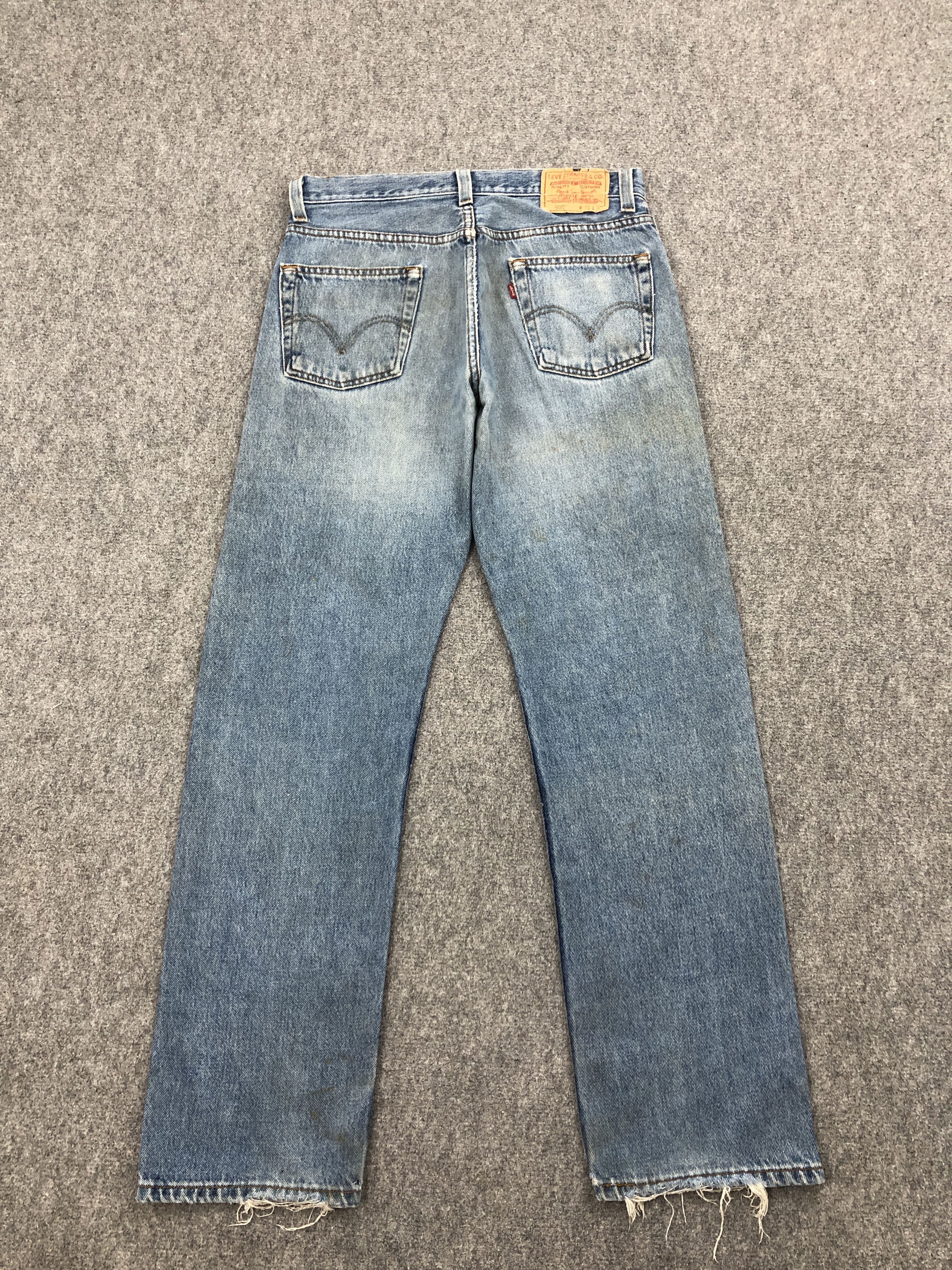 Vintage Levis 501 Faded Blue Jeans