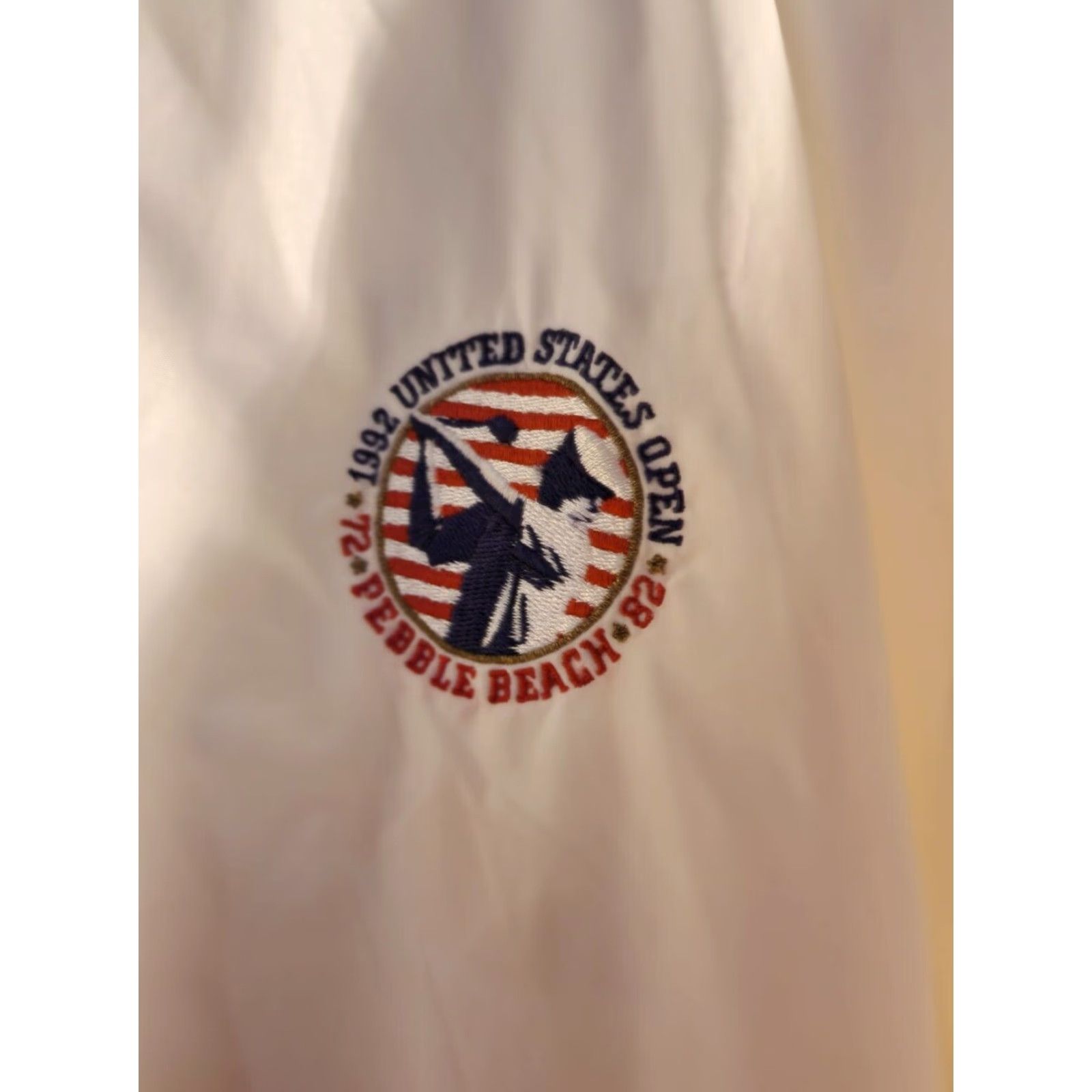 Izod VINTAGE 90s US Open Oakmont Course GOLF JACKET Windbreaker Coat Mens L IZOD Size US L / EU 52-54 / 3 - 4 Thumbnail
