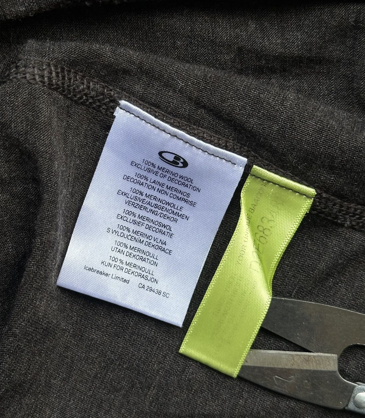 Icebreaker Men's Icebreaker Merino 200 Bodyfit Dark Gray Base Layer L Size US L / EU 52-54 / 3 - 5 Thumbnail