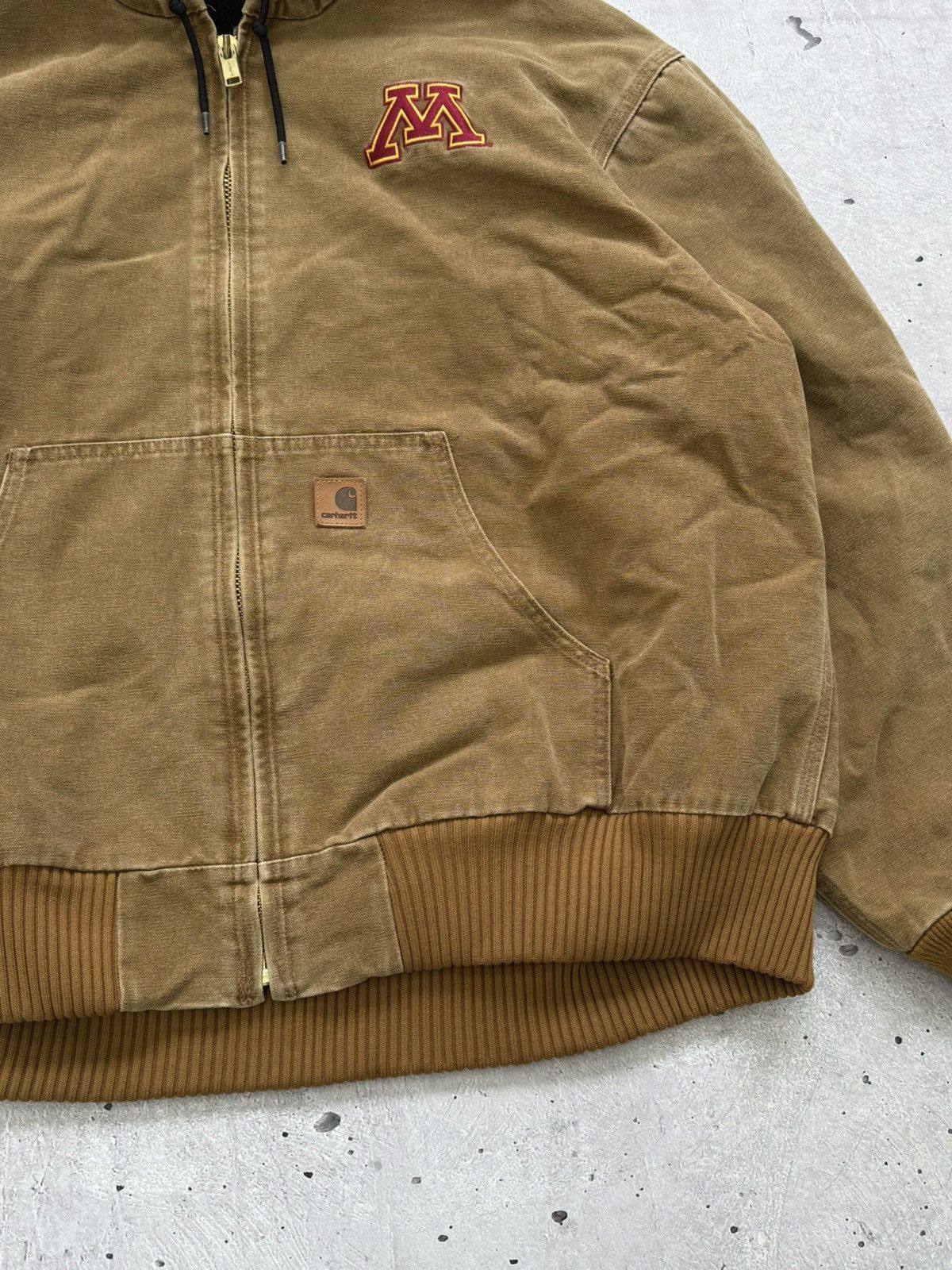 Carhartt Vintage Carhartt Brown Active Jacket Size US XXL / EU 58 / 5 - 2 Thumbnail