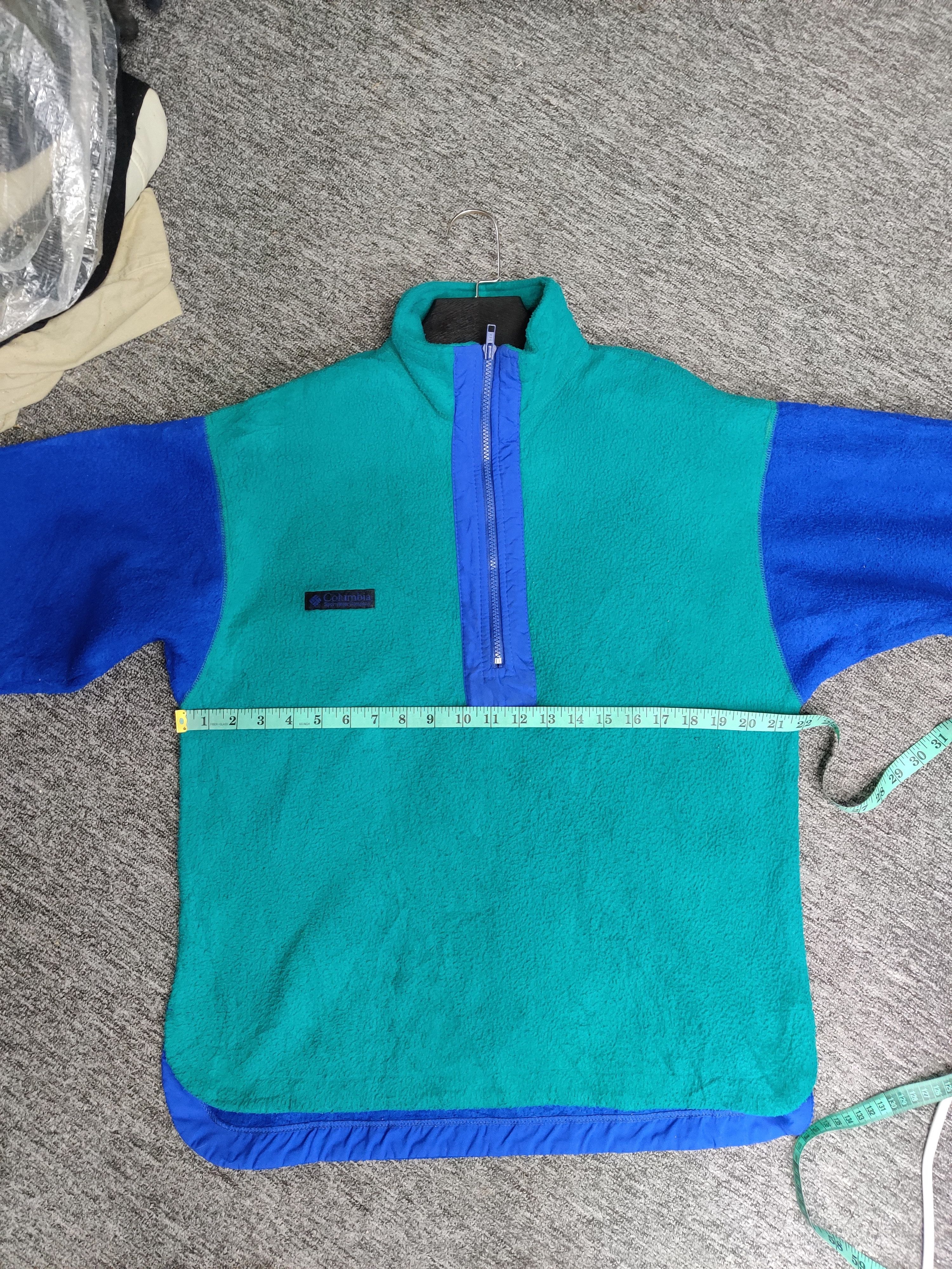 Columbia Vintage Columbia Half Zipper Fleece Jacket Size US L / EU 52-54 / 3 - 13 Thumbnail