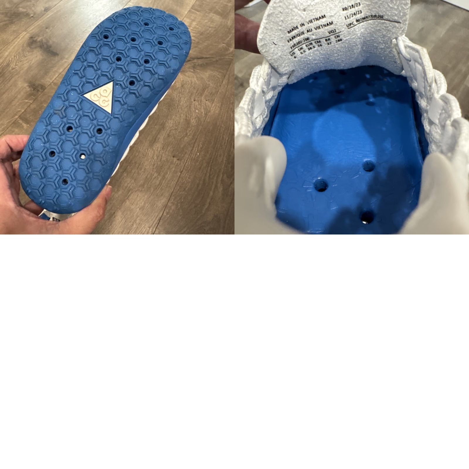 Nike Nike ACG Watercat Sneaker Men Low Top Summit White Light Photo Blue 6M/7.5W Shoes Casual Summer Fall Mens Footwear Size US 6 / EU 39 - 8 Thumbnail
