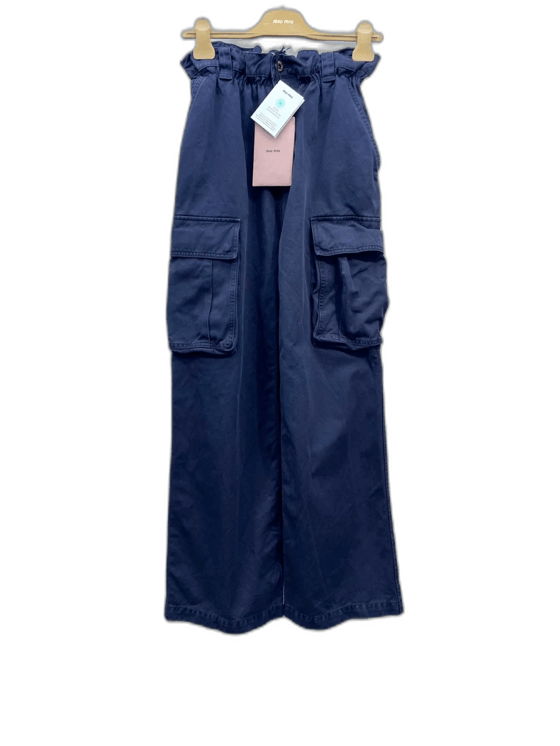 Prada Miu Miu Waisttye Straight Cargo Pants-2506 Size 35" - 1 Thumbnail