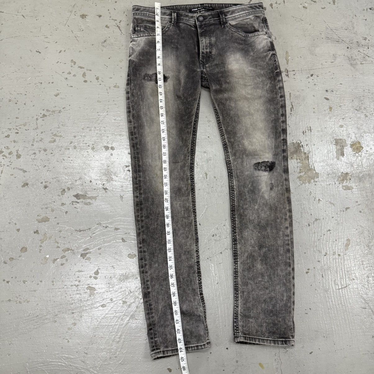 Diesel Diesel DNA FW2016 Thavar Jeans Distressed Denim Riot Punk Size US 34 / EU 50 - 10 Thumbnail