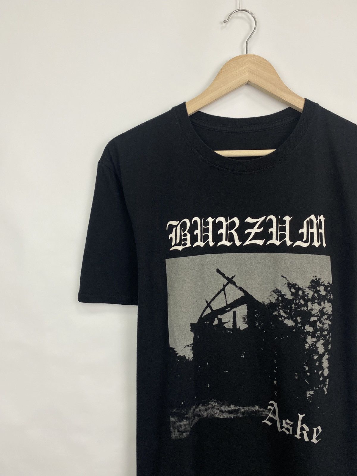 Band Tees × Vintage Vintage Burzum Aske Ragnarok Blackmetal T-Shirt Retro Size US M / EU 48-50 / 2 - 2 Thumbnail