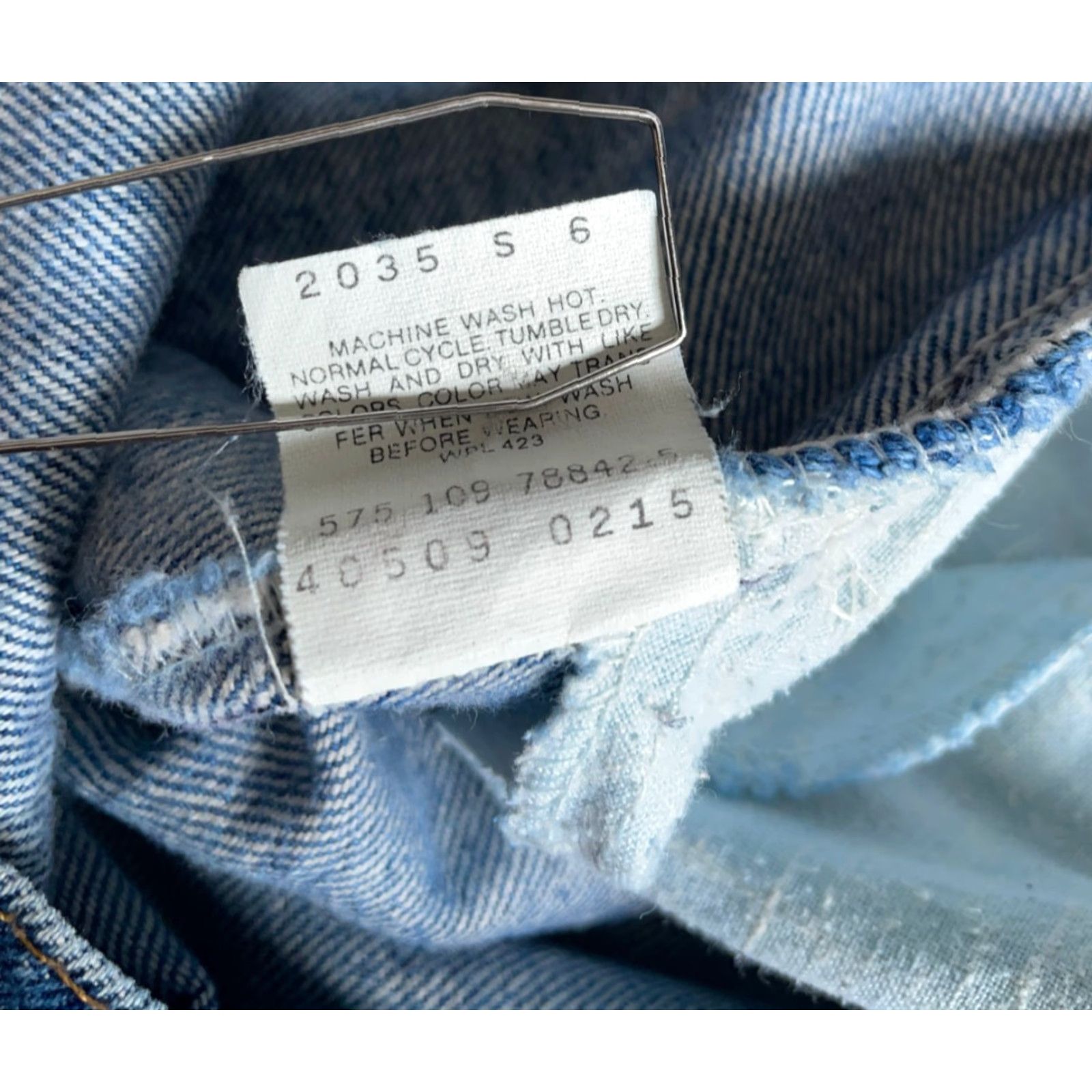 Levi's VINTAGE Levi's 509 Jeans Mens 36 x 30 Denim 1990 USA Made Orange Tab Blue Cotton 100% 5-Pocket Straight Pro- soa? Size US 36 / EU 52 - 5 Thumbnail