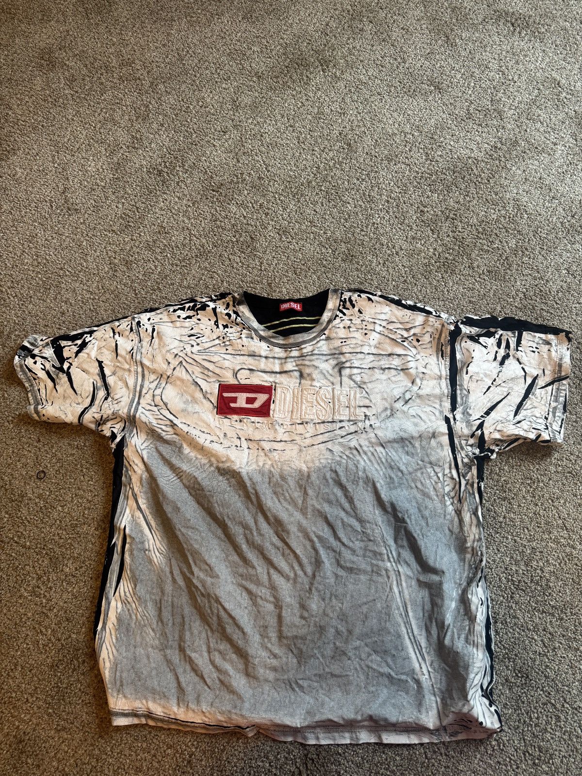 Diesel White and black Diesel T-Shirt Size US XXL / EU 58 / 5 - 1 Thumbnail