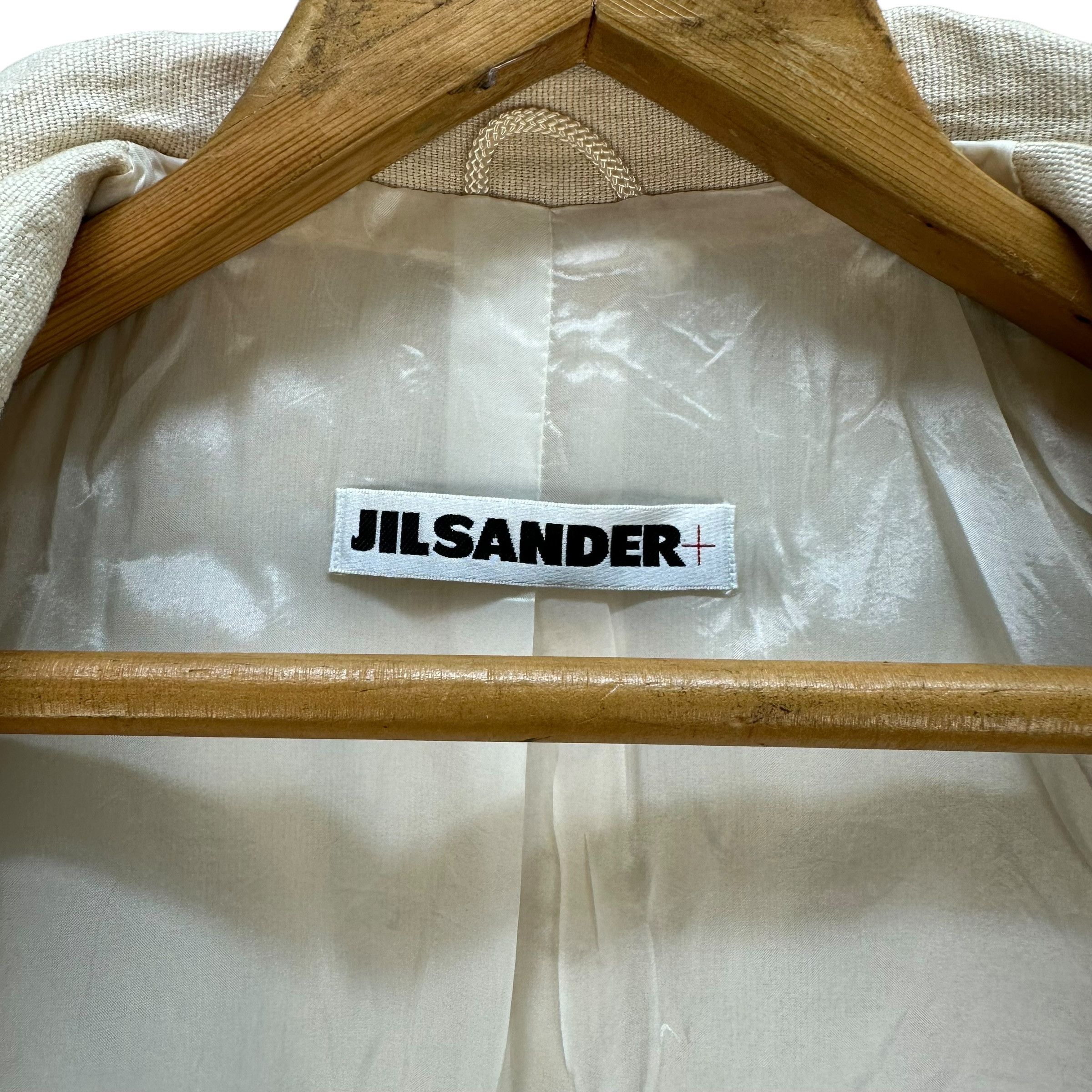 Jil Sander JIL SANDER Made in Germany Linen Coat Jacket #A18-0427 Size XS / US 0-2 / IT 36-38 - 7 Thumbnail