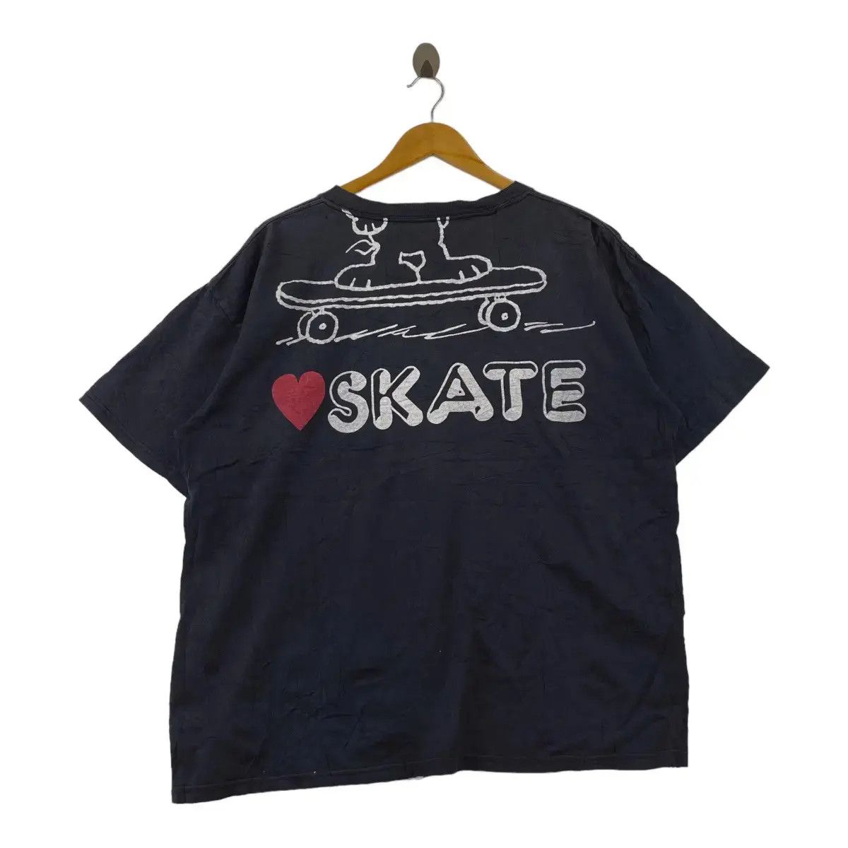 Peanuts SNOOPY PEANUTS SKATEBOARD Oversized Baggy Tee Shirt Size XXL / US 16-18 / IT 52-54 - 3 Thumbnail