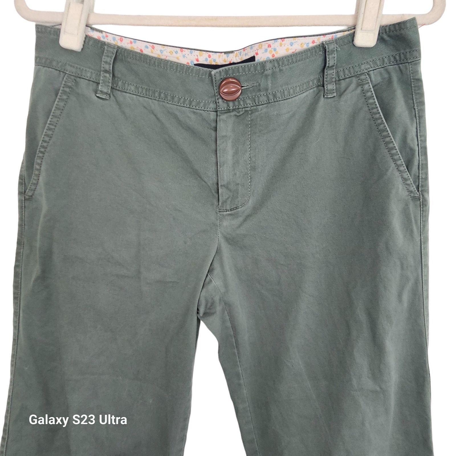 Marc by Marc Jacobs Marc Jacob Womens Olive Green Capri Pants Size 8 Designer Size 30" / US 8 / IT 44 - 2 Thumbnail
