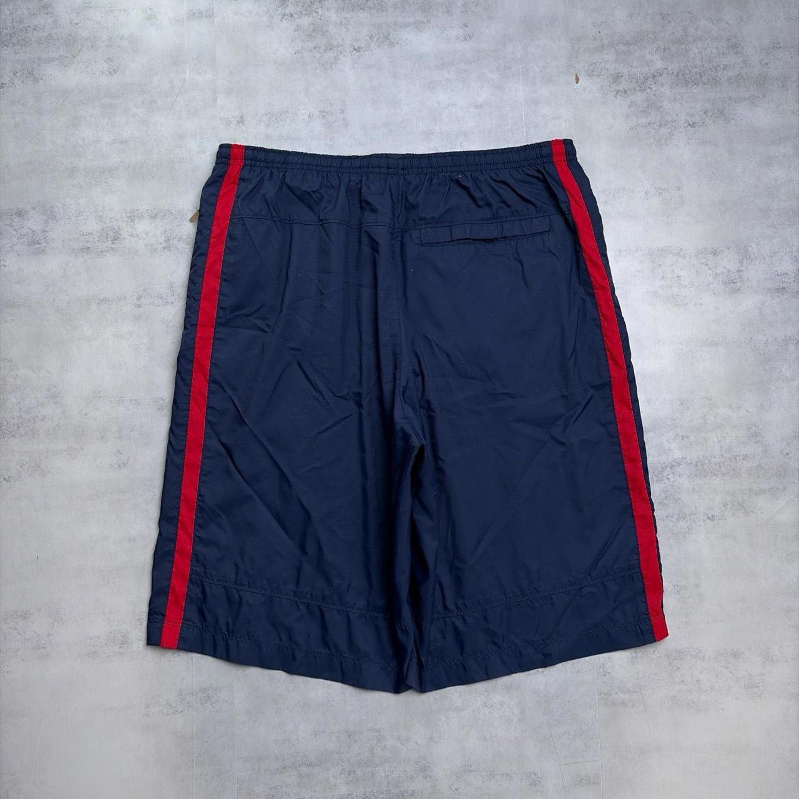 Nike Y2K Navy Nike Surf Baggy Striped Board Shorts Size US 36 / EU 52 - 5 Thumbnail