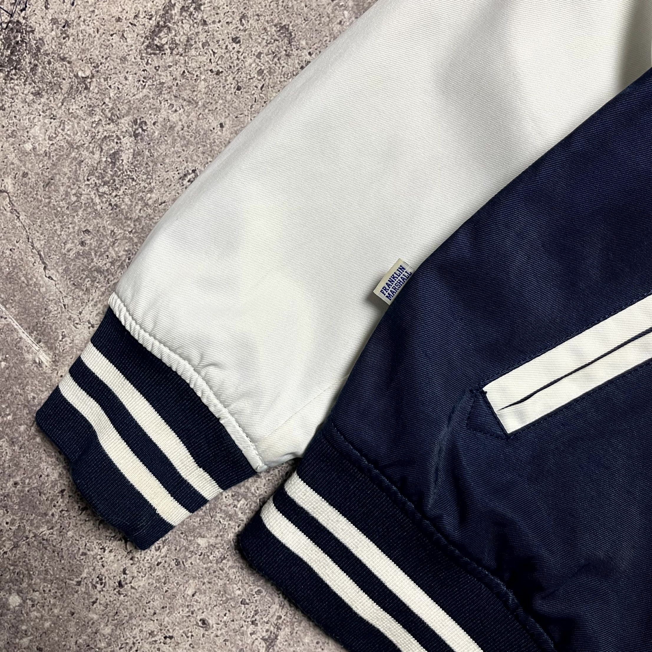Franklin & Marshall Franklin Marshall College Varsity Bomber Jacket Navy Mens L Size US L / EU 52-54 / 3 - 11 Thumbnail
