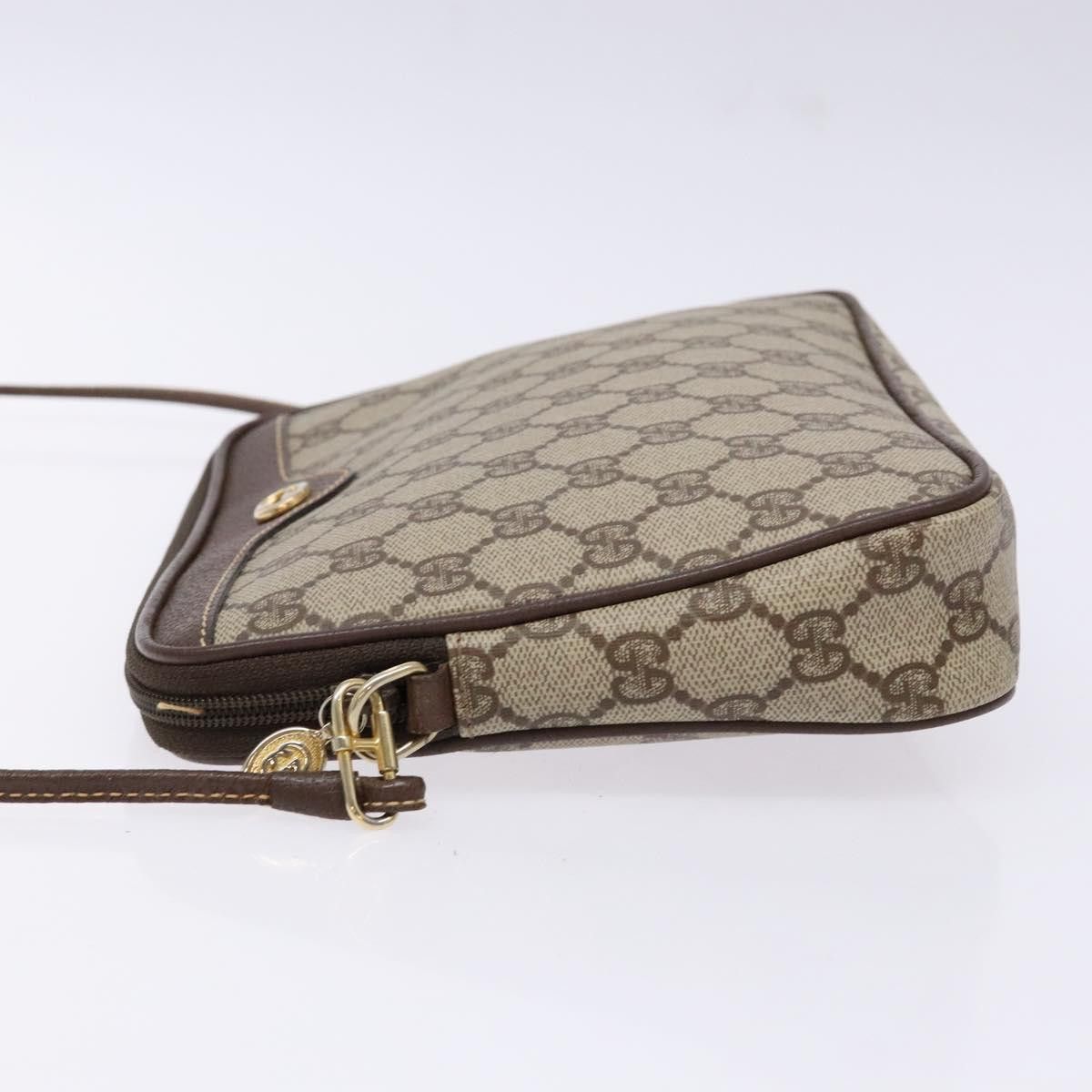 Gucci GUCCI GG Supreme Shoulder Bag Pvc Beige Gold 156 02 068 Size ONE SIZE - 5 Thumbnail