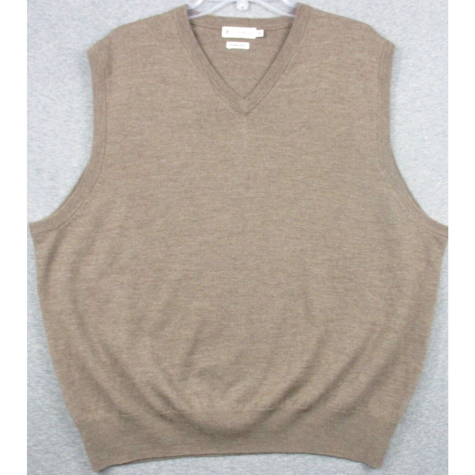 Peter Millar Peter Millar Crown Sweater Vest XXL Brown Merino Wool Golf Vest Mens Big & Tall 90s Preppy Designer Wool Knit V-Neck Sleeveless Cable-Knit Size US XXL / EU 58 / 5 - 2 Thumbnail