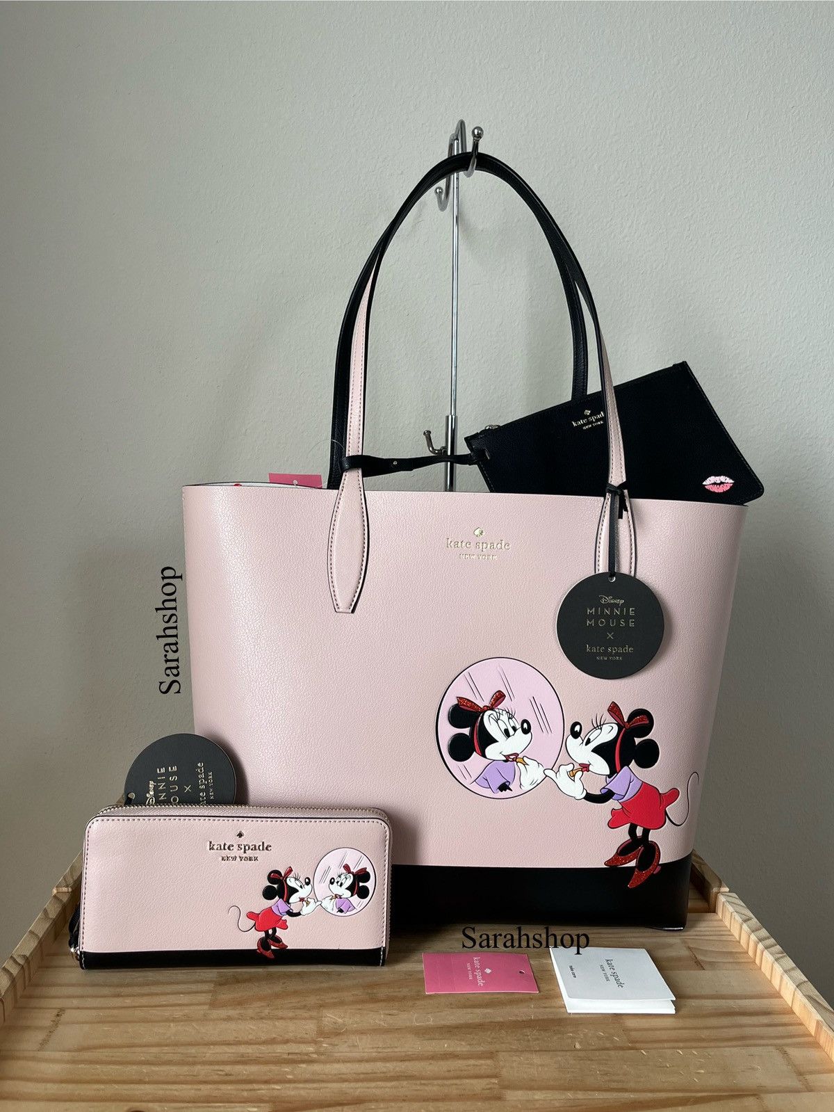 Kate Spade Kate Spade Minnie Mouse Large Reversible Tote Set Size ONE SIZE - 1 Thumbnail