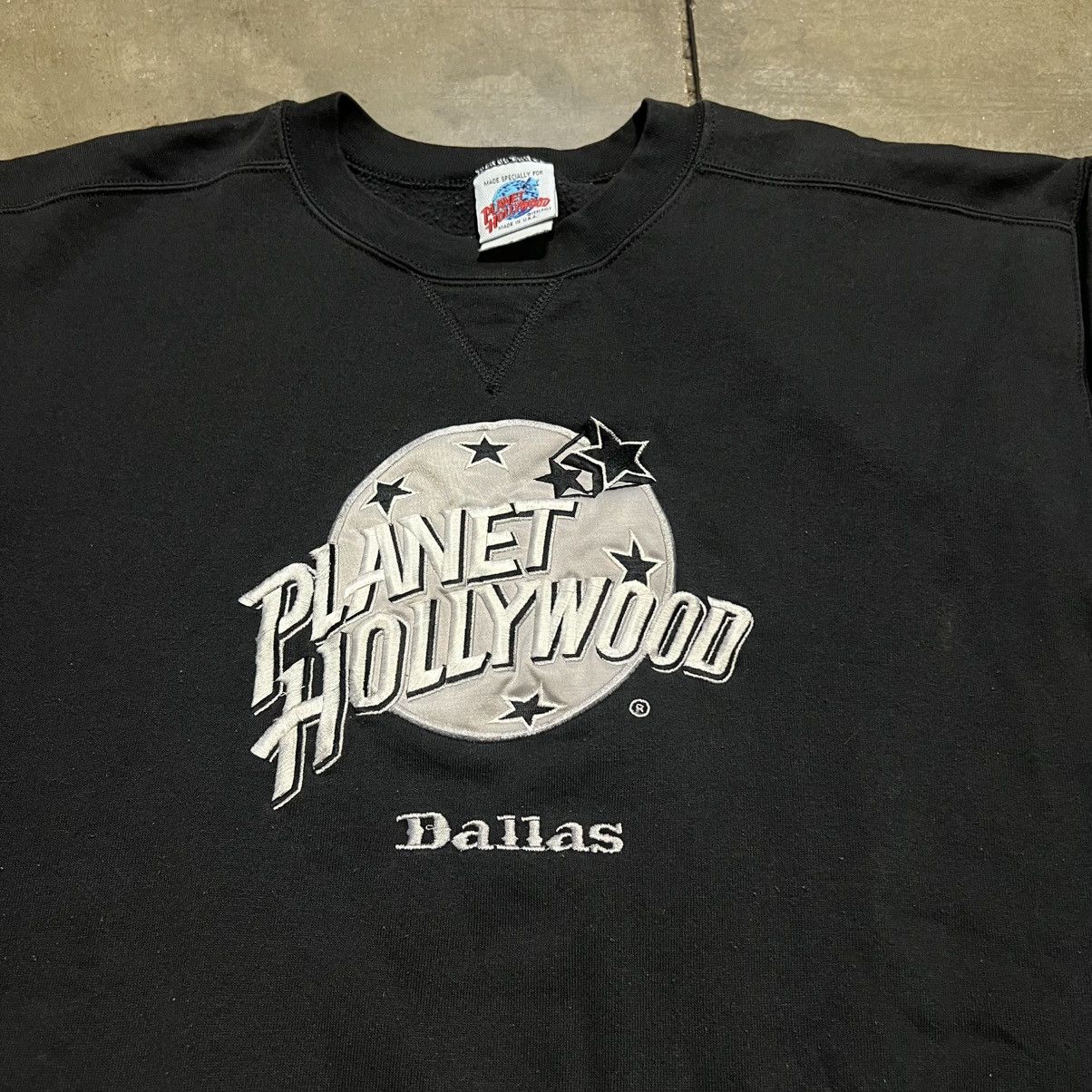 Planet Hollywood Vintage Planet Hollywood Dallas Crewneck Sweatshirt USA 90s Size US XL / EU 56 / 4 - 3 Thumbnail