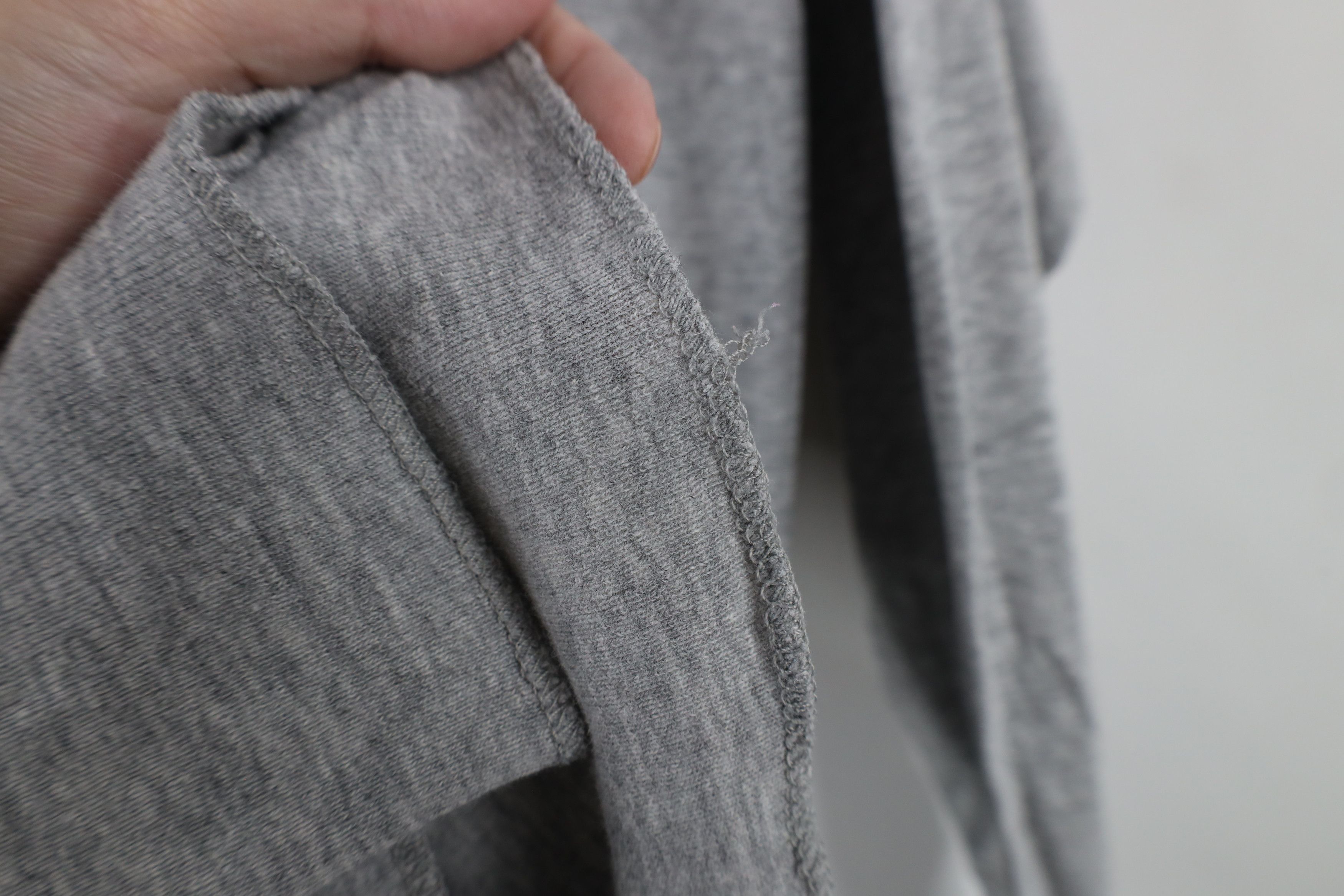 Vintage Vintage 90s Streetwear Blank Thermal Knit T-Shirt Gray USA Size US L / EU 52-54 / 3 - 6 Thumbnail
