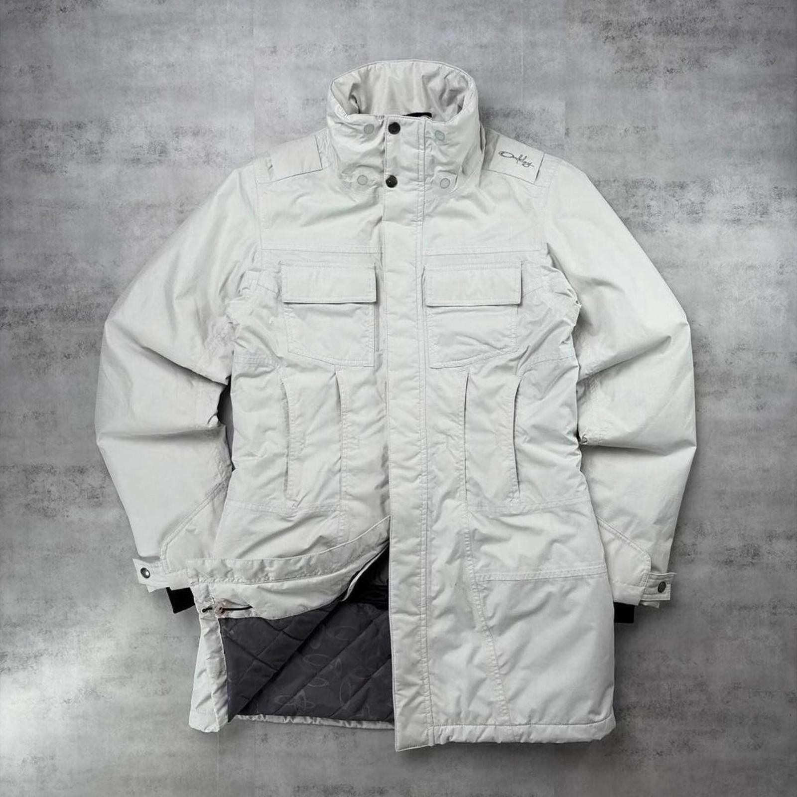 Oakley Y2K White Oakley Road Fuel Ski Snow Jacket Size S / US 4 / IT 40 - 1 Thumbnail