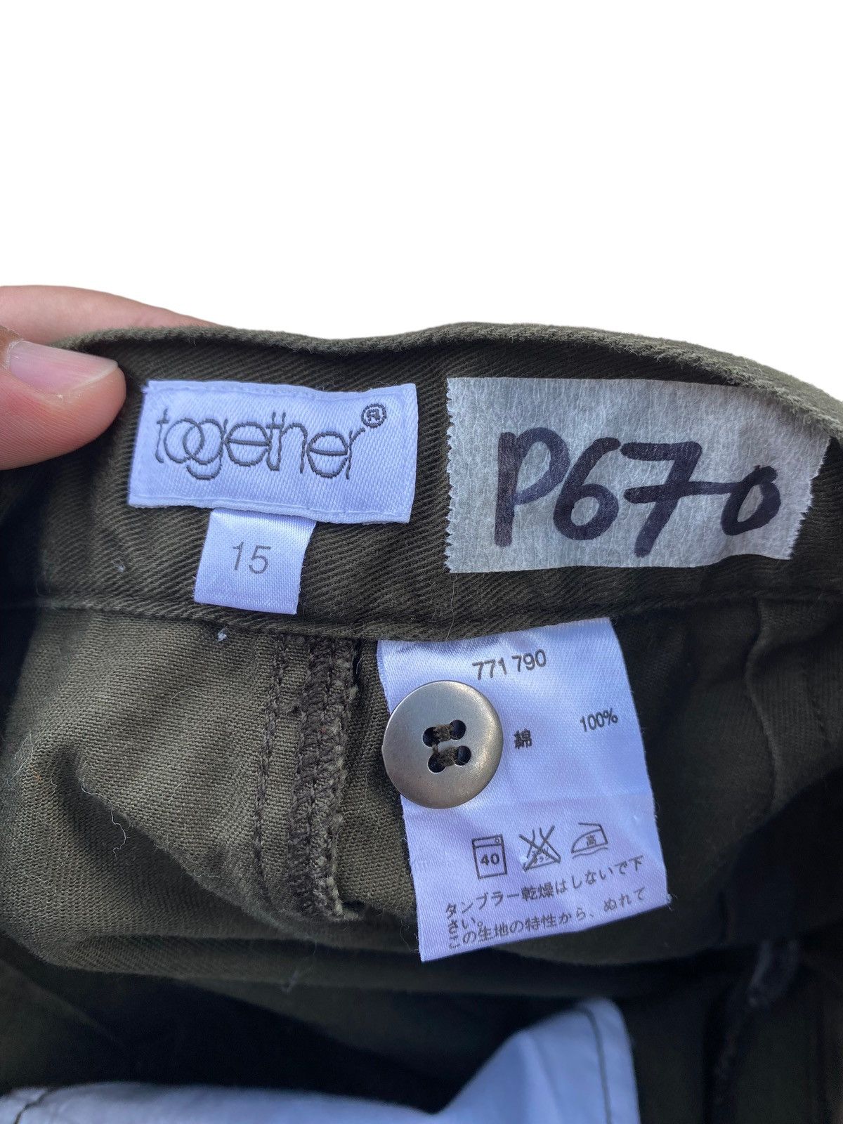 Japanese Brand Japanese Brand Together Drawstrings Cargo Pant Size US 30 / EU 46 - 4 Thumbnail