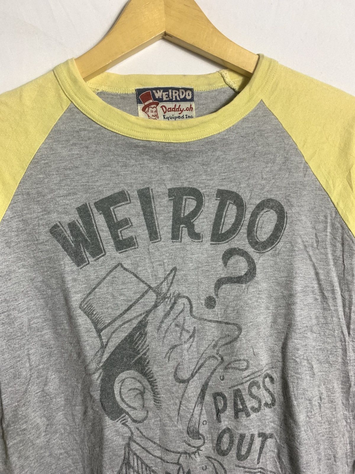 Vintage Japanese Weirdo Shirt Raglan Size US M / EU 48-50 / 2 - 5 Thumbnail