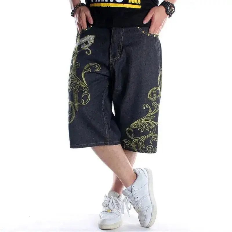 Japanese Brand Embroidered Vintage Jorts Y2K Shorts Hip Hop Summer Size US 32 / EU 48 - 4 Thumbnail