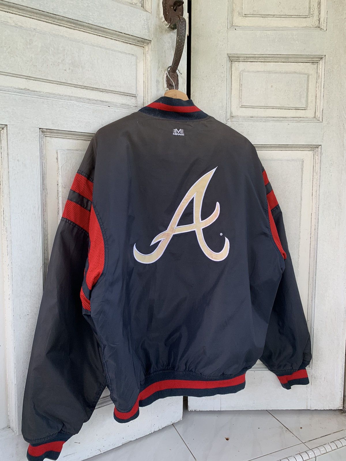MLB × Vintage Rarely Vintage Atlanta Braves MLB jacket by Mirage Size US XXL / EU 58 / 5 - 5 Thumbnail