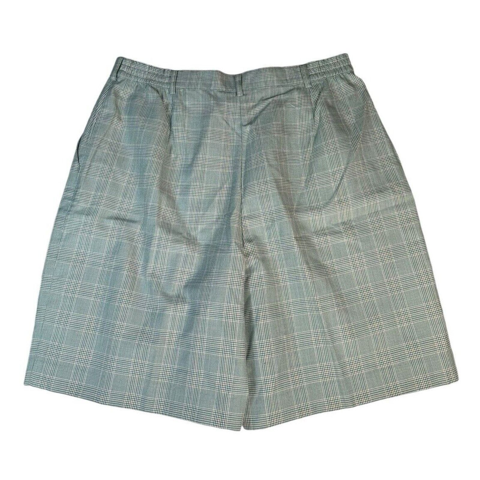 Other Vtg Tail Womens Plaid Pleated Retro Golf Shorts Green 18 Size 40" / US 18 - 7 Thumbnail