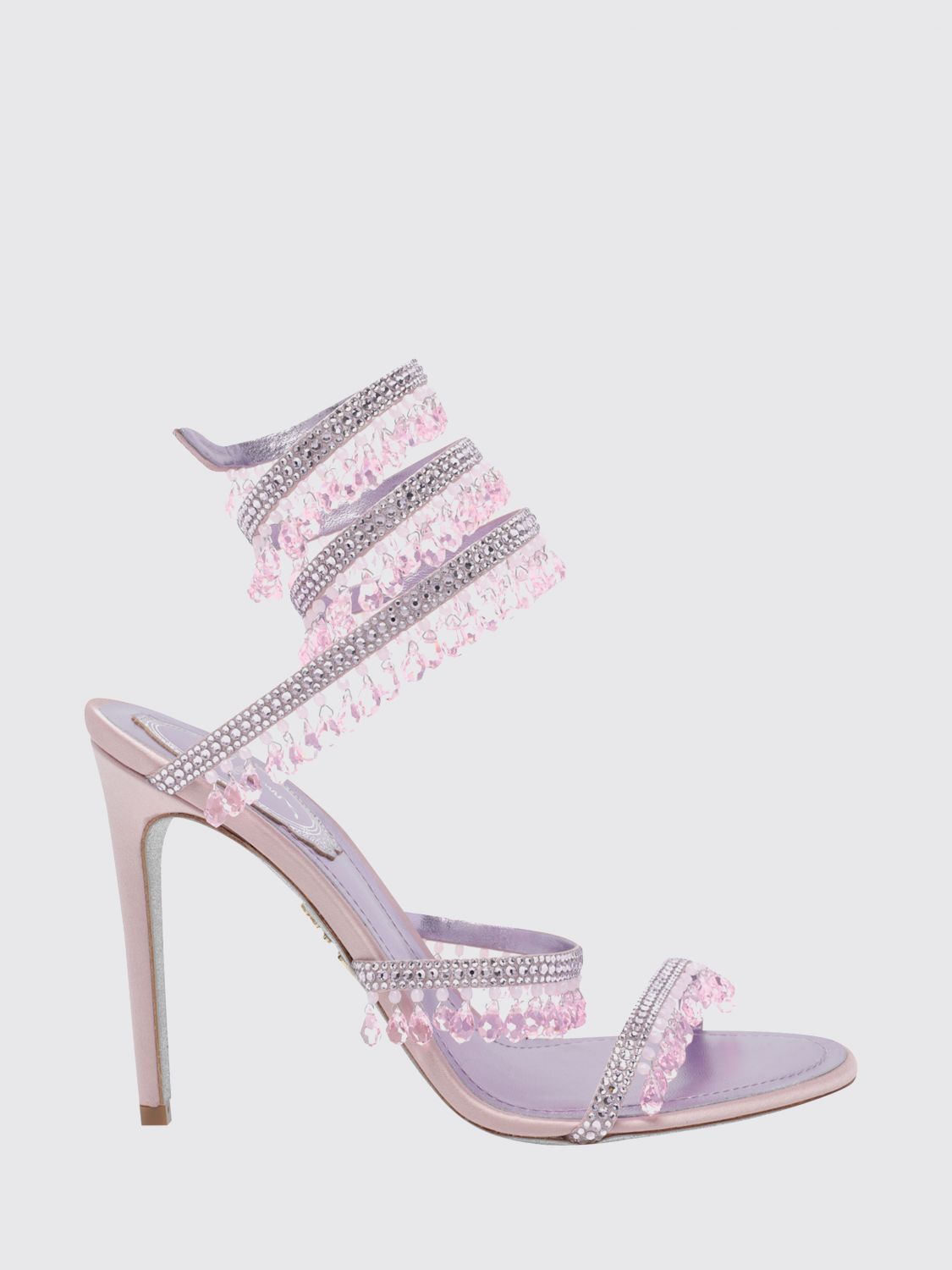 Rene Caovilla Rene Caovilla Heeled Sandal Woman Violet Size US 7.5 / IT 37.5 - 1 Thumbnail
