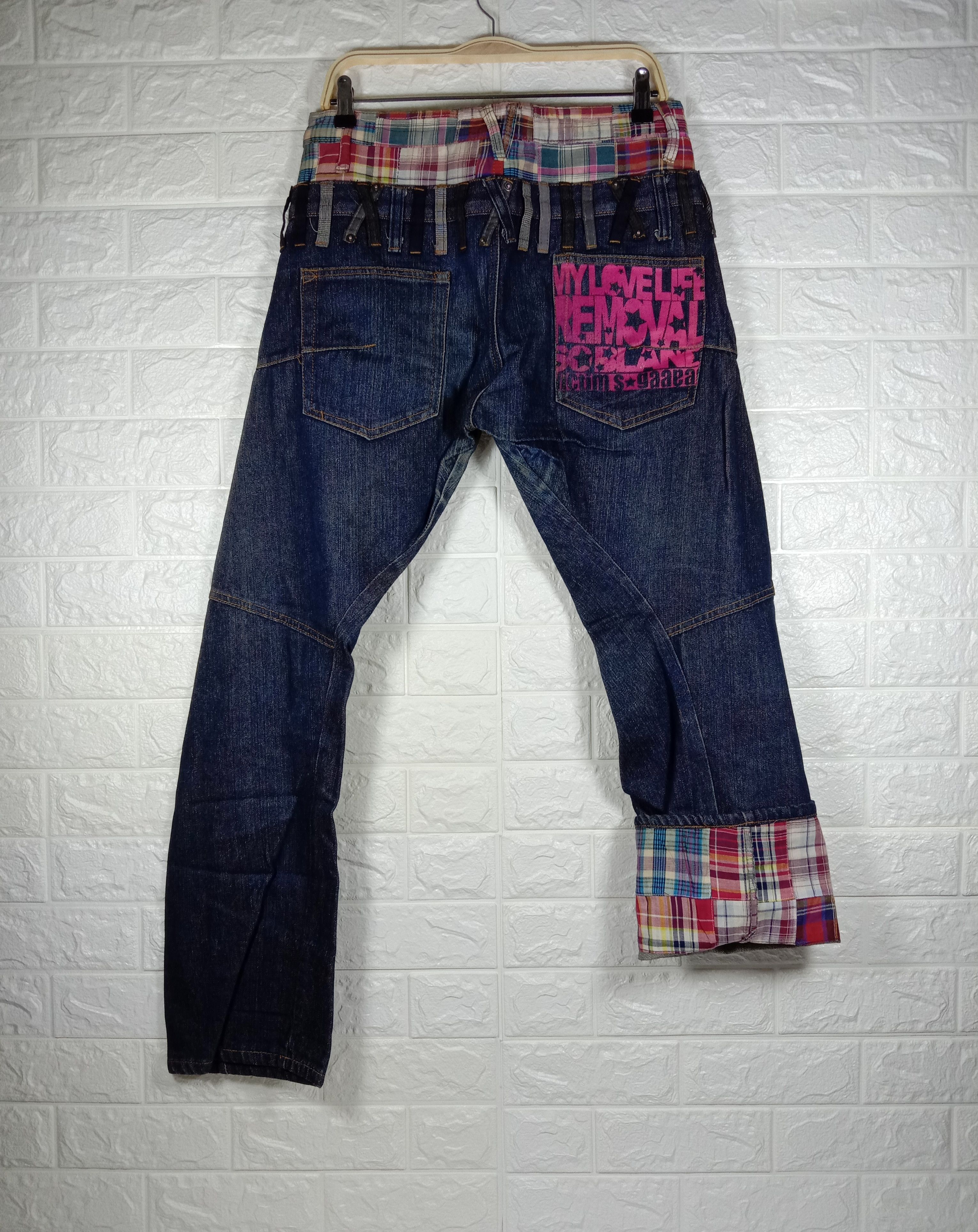 Japanese Brand Vintage Hybrid Removal Upstart Double Waist Jeans Size US 34 / EU 50 - 7 Thumbnail