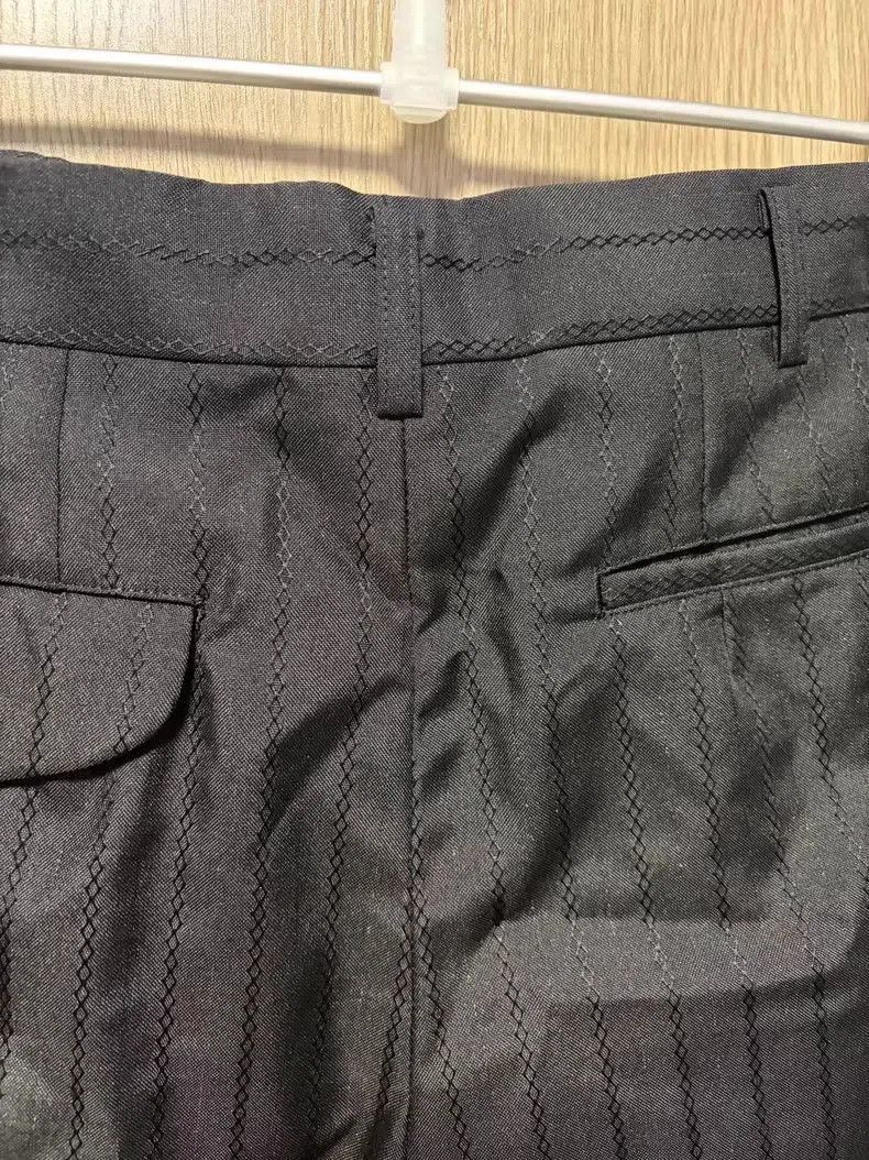 Comme des Garcons Homme Plus Black Ruffled Edge Shorts Size 36. Size US 36 / EU 52 - 4 Thumbnail