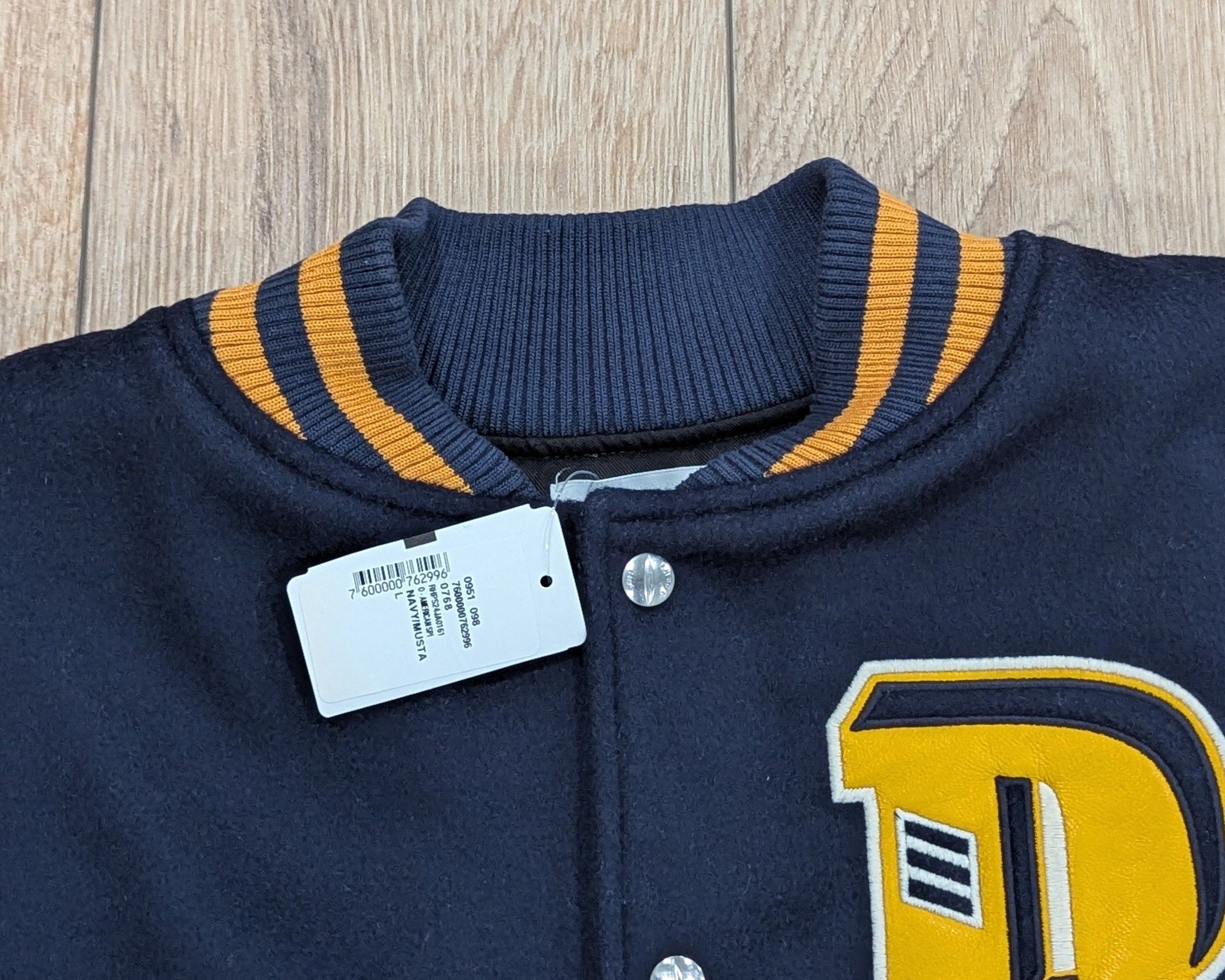 Rhude RHUDE "American Spirit Lightning" Bomber Jacket Navy Largr Size US L / EU 52-54 / 3 - 4 Thumbnail
