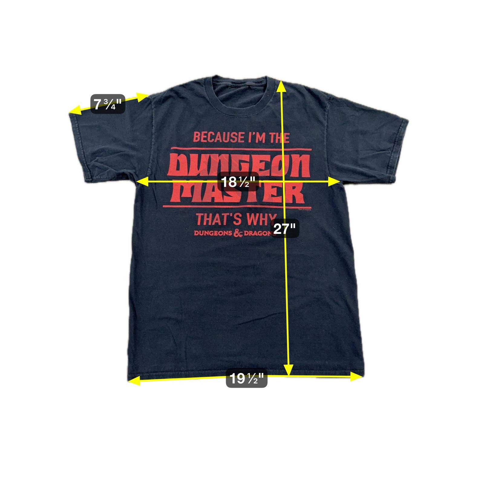 Designer Vtg Wizards Dungeons & Dragons Dungeon Master Shirt - M Size US M / EU 48-50 / 2 - 4 Thumbnail