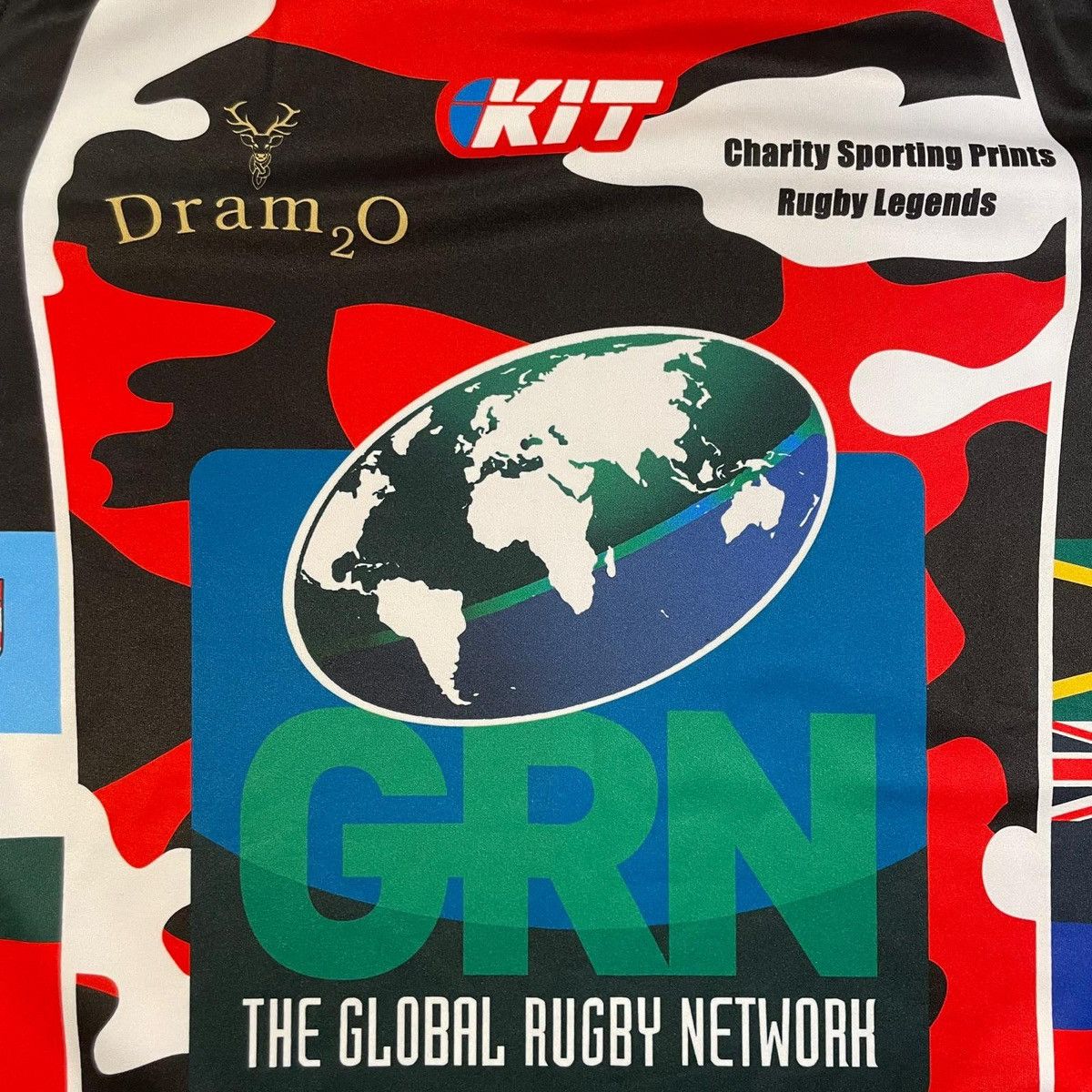 Other Charity Sporting Prints rugby jersey Rugby y2k player issue Size US XL / EU 56 / 4 - 8 Thumbnail