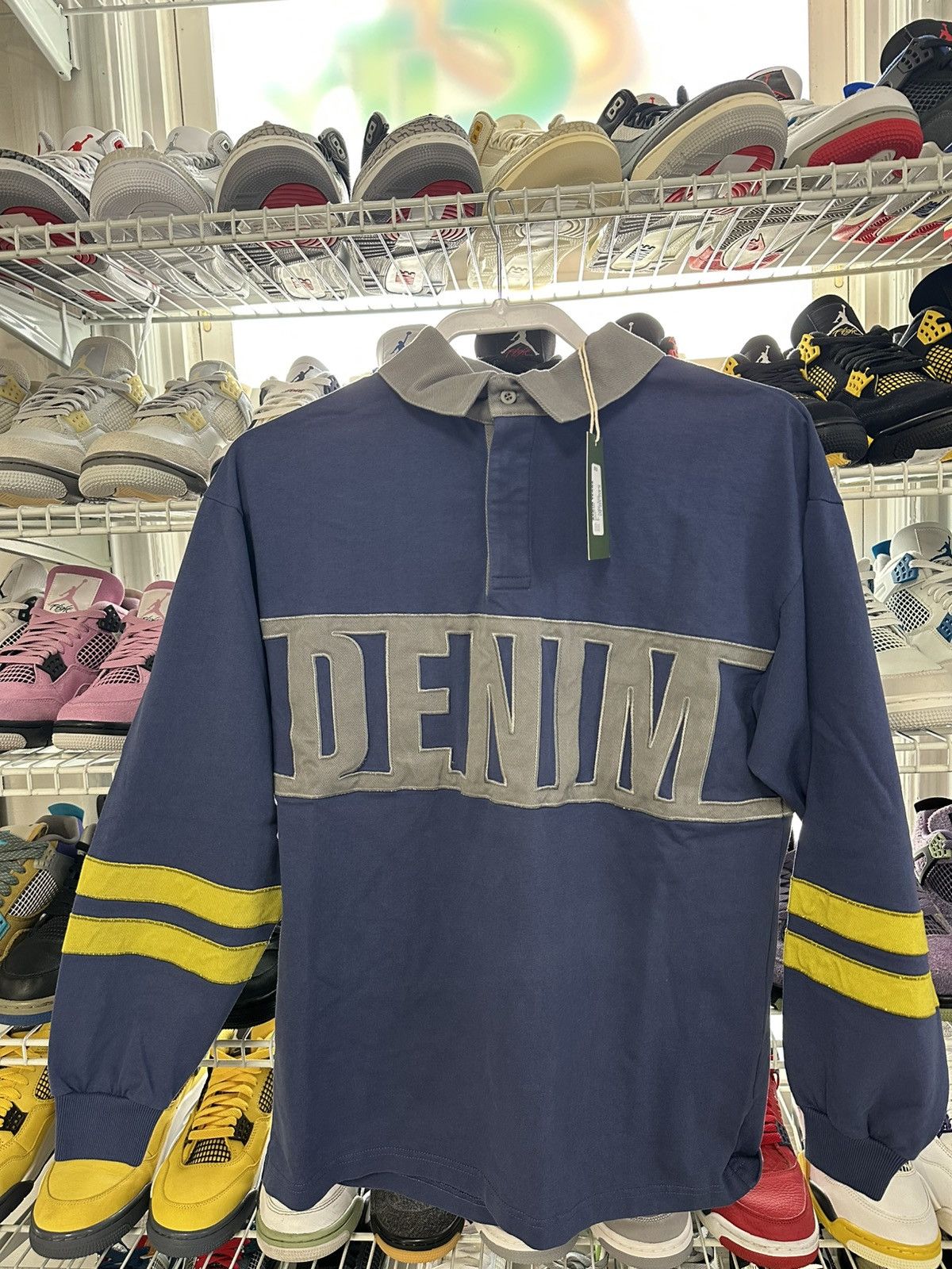DENIM TEARS Denim Tears ‘ Rugys Blue’ Size US S / EU 44-46 / 1 - 1 Thumbnail