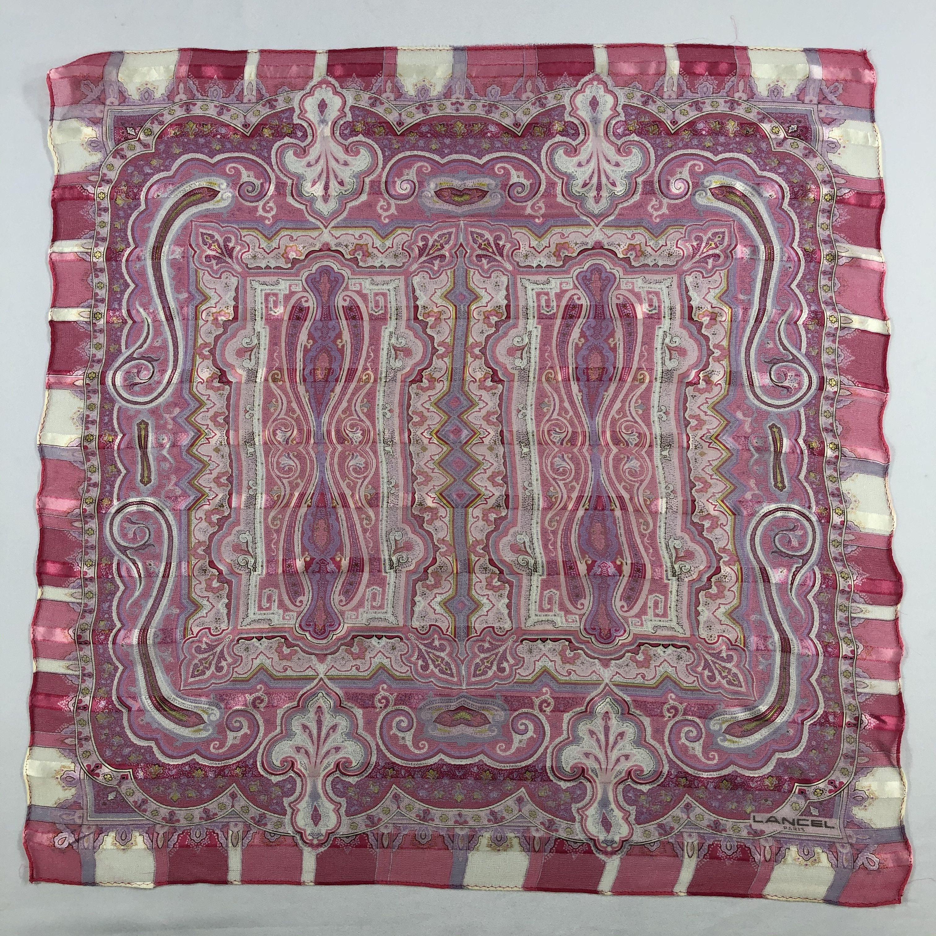Lancel Vintage Lancel Silk Scarf Size ONE SIZE - 2 Thumbnail