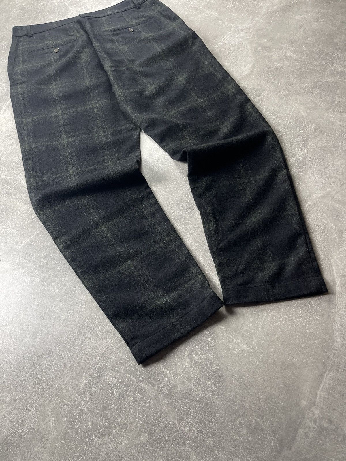 Universal Works Universal Works Military Chino Merino Check Olive Dark Size US 34 / EU 50 - 8 Thumbnail
