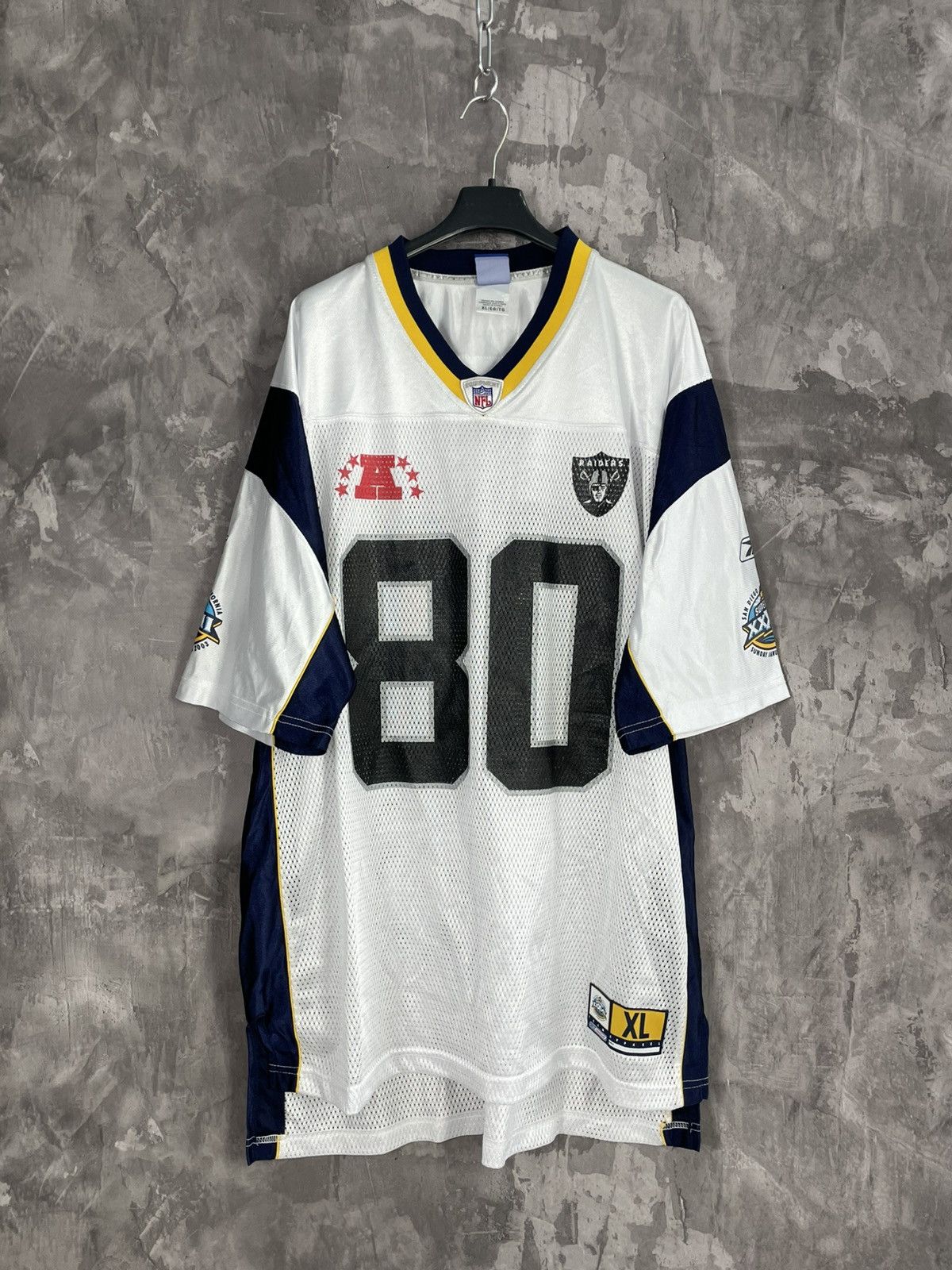 Jersey × NFL × Reebok Vtg Oakland Raiders Jerry Rice #80