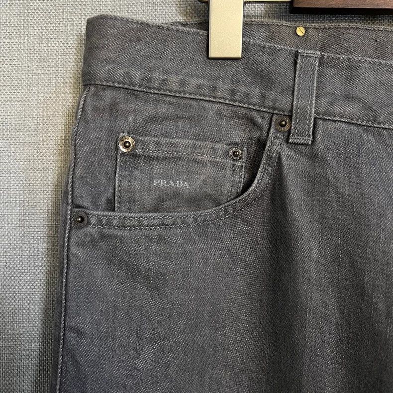 Prada Prada Gray washed jeans 2502-Nextarrow Size US 34 / EU 50 - 3 Thumbnail