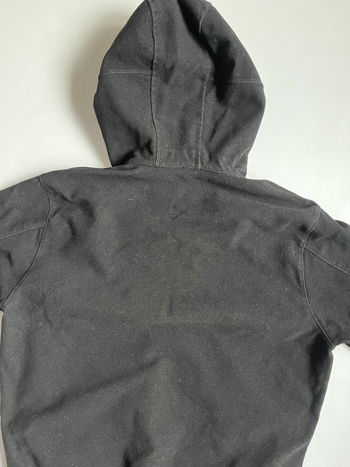 Stone Island Stone Island Men 2021 Black Ghost Flocked Pullover Hoodie Size US M / EU 48-50 / 2 - 20 Thumbnail