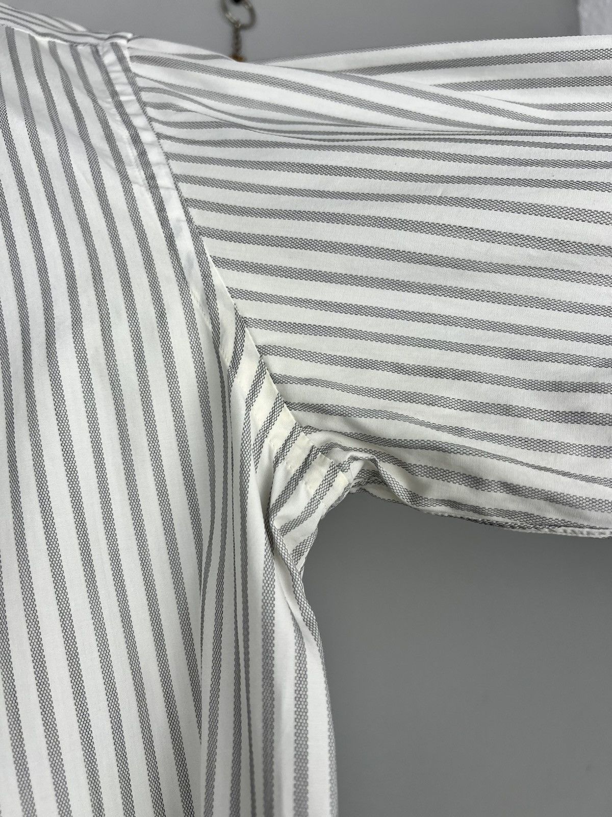 Designer × Ermenegildo Zegna Ermenegildo Zegna Button Up Striped Shirt Long Sleeve Kiton Size US L / EU 52-54 / 3 - 7 Thumbnail