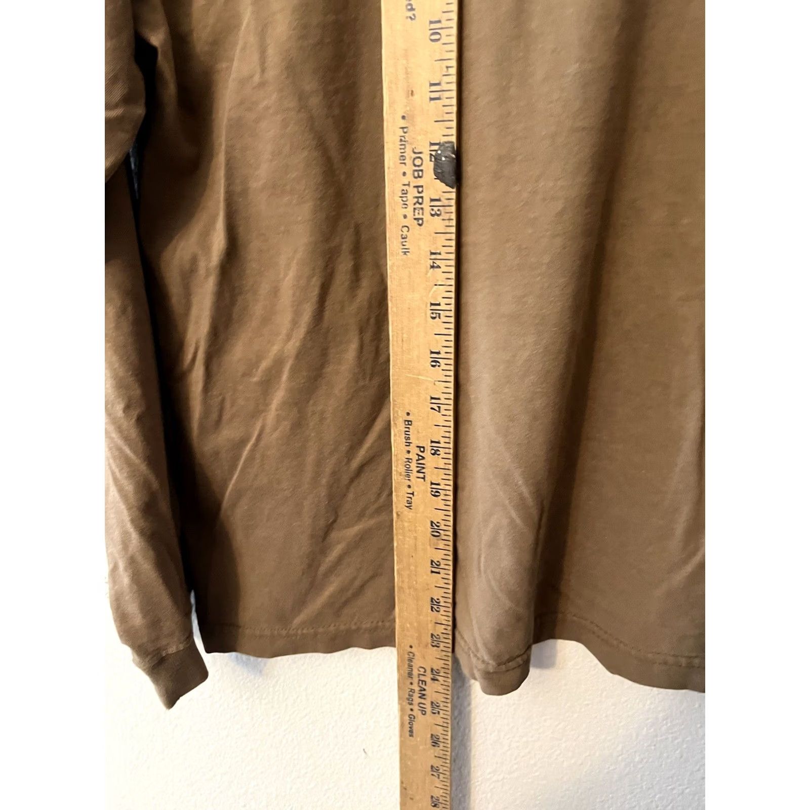 Vintage VINTAGE L.L. Bean Turtleneck Shirt Brown L Made in USA Cotton Casual Button Mens Size US L / EU 52-54 / 3 - 4 Thumbnail