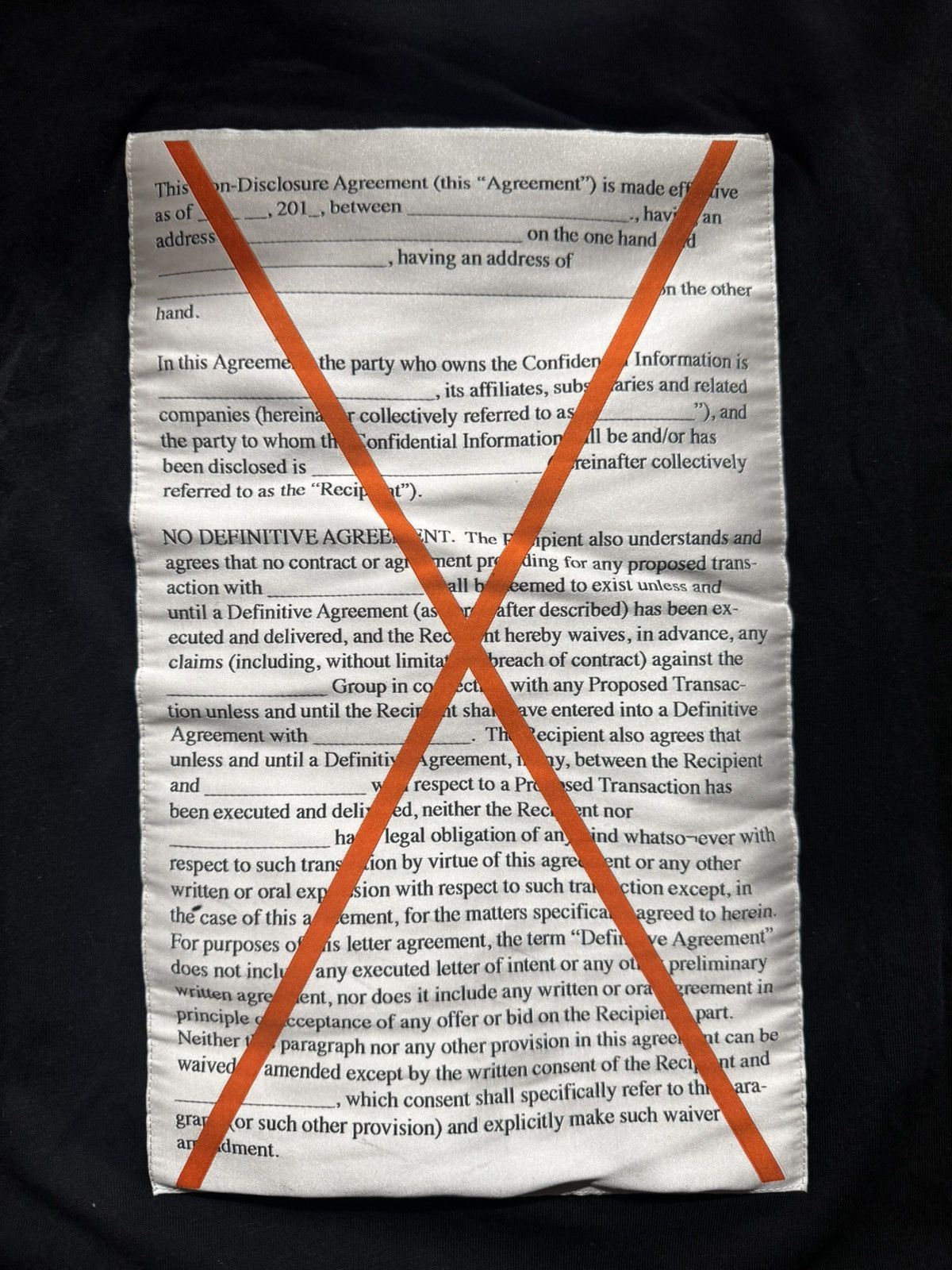 Adidas × Alexander Wang Adidas x Alexander Wang NDA Tee Size US L / EU 52-54 / 3 - 2 Thumbnail