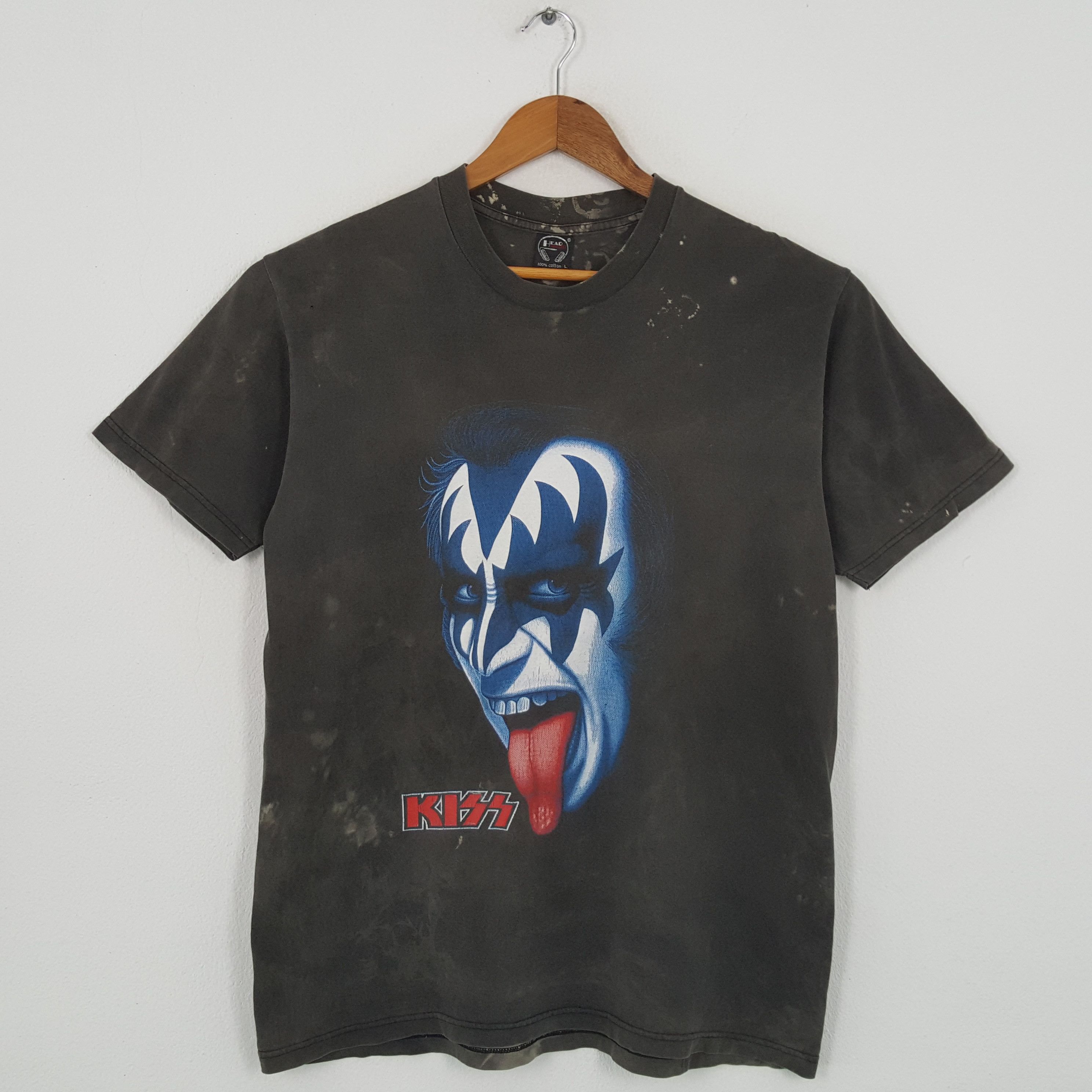 Band Tees × KISS × Vintage Vintage KISS American Metal Rock Band T-Shirts Size US L / EU 52-54 / 3 - 1 Thumbnail
