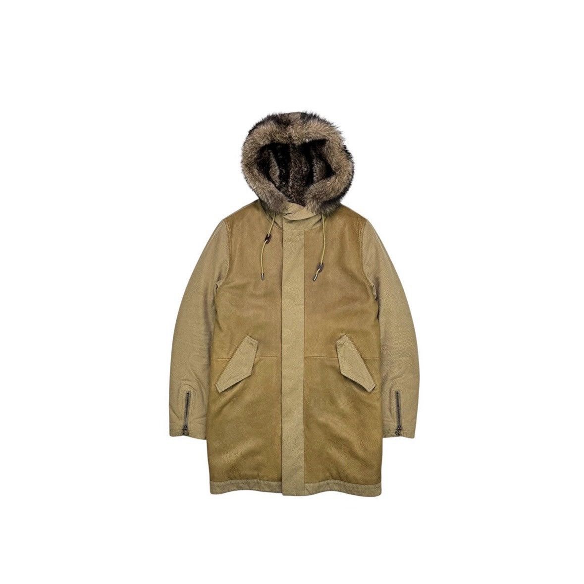 Yves Salomon YVES SALOMON HOMME SHEARLING PARKA Size US M / EU 48-50 / 2 - 1 Thumbnail