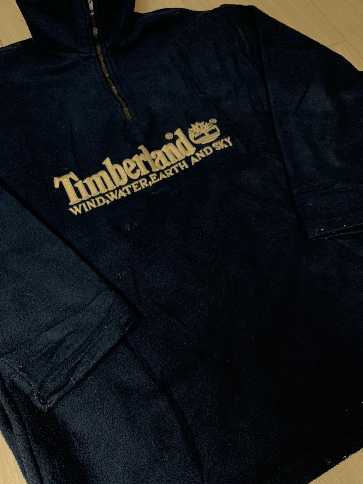 Timberland Vintage Fleece Timberland Y2K With Centre Logo Size US XL / EU 56 / 4 - 4 Thumbnail