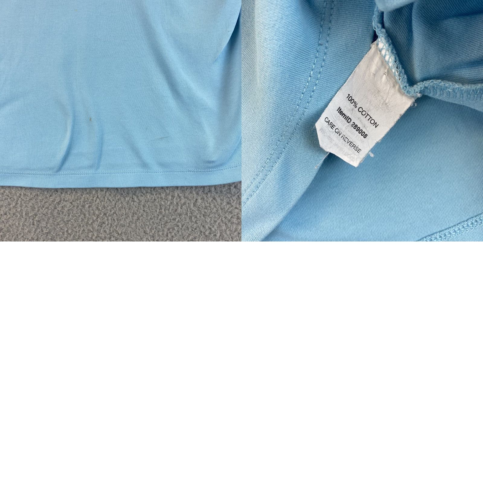 Vintage L.L.Bean T-Shirt Womens M Reg Blue Cotton Square Neck Pullover 63-30 Size M / US 6-8 / IT 42-44 - 8 Thumbnail