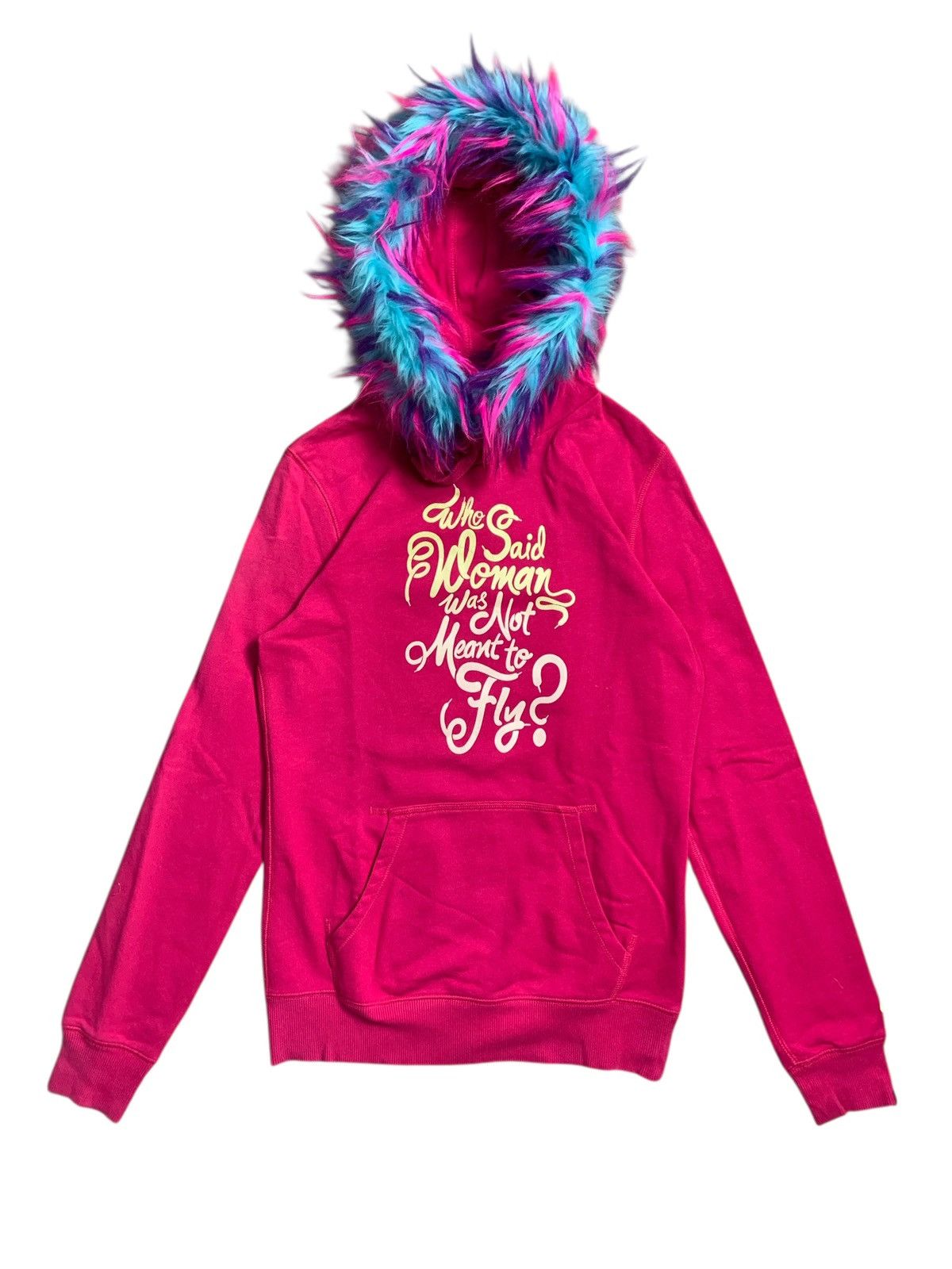 NIKE ANGEL POEM FUR RAINBOW HOODIE LE GRANDE BLEAU STYLE