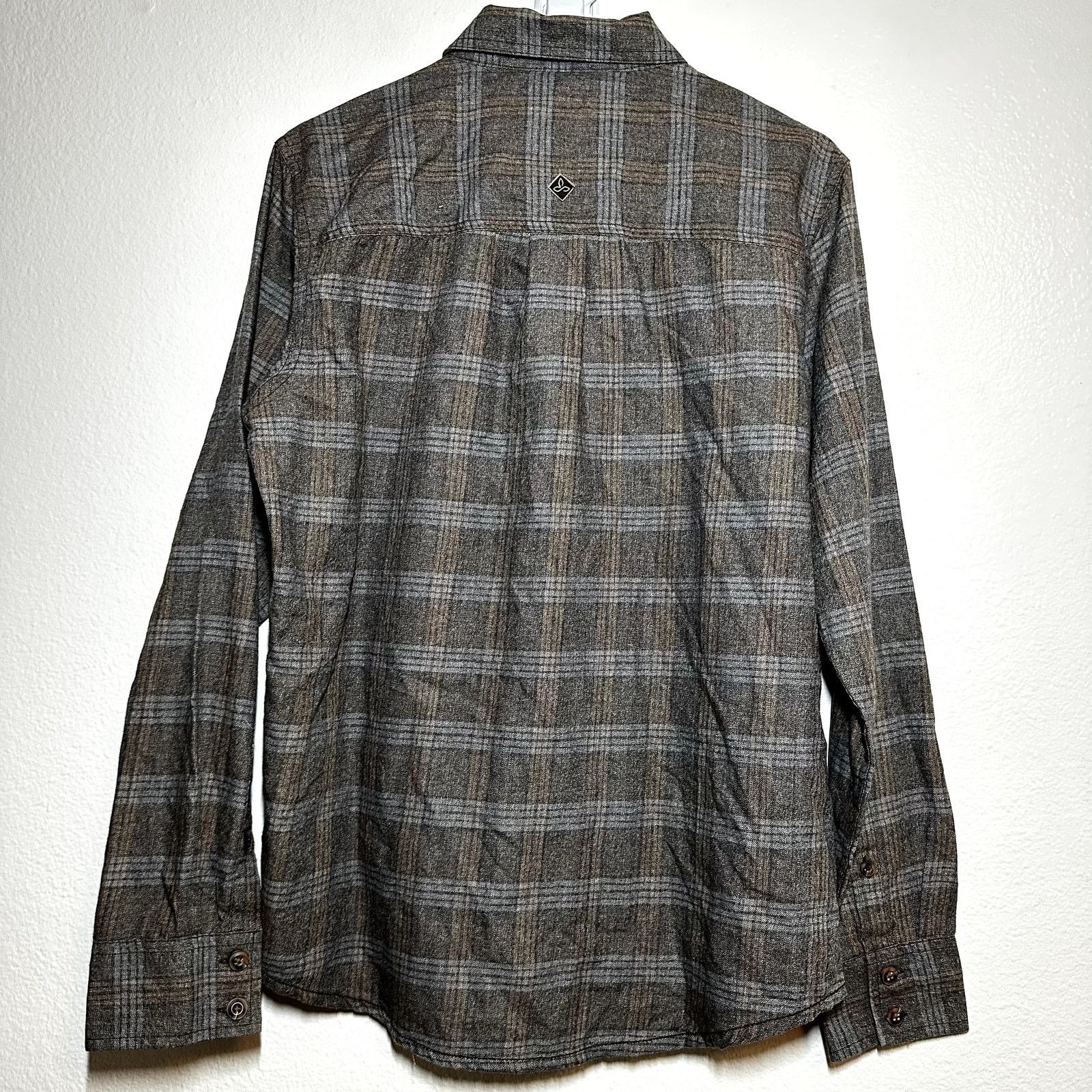 Prana prAna Alabaster Flannel Button Down Collared Pocket Plaid S Size US S / EU 44-46 / 1 - 4 Thumbnail